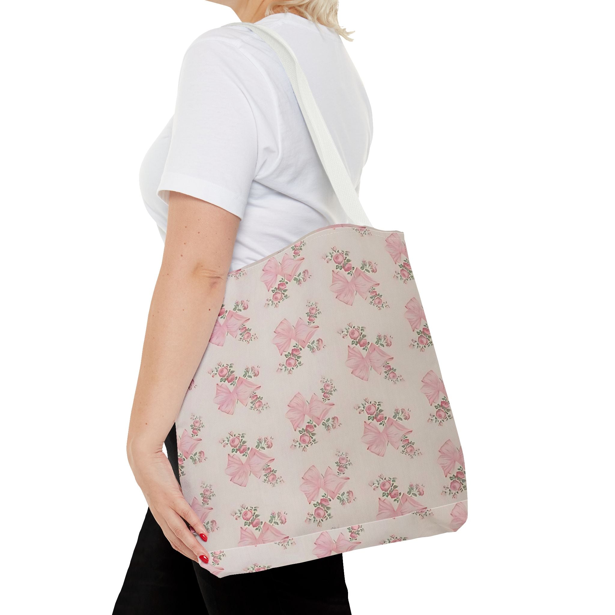 Customizable Tote Bag - Floral Whimsical Girly Aesthetic Design