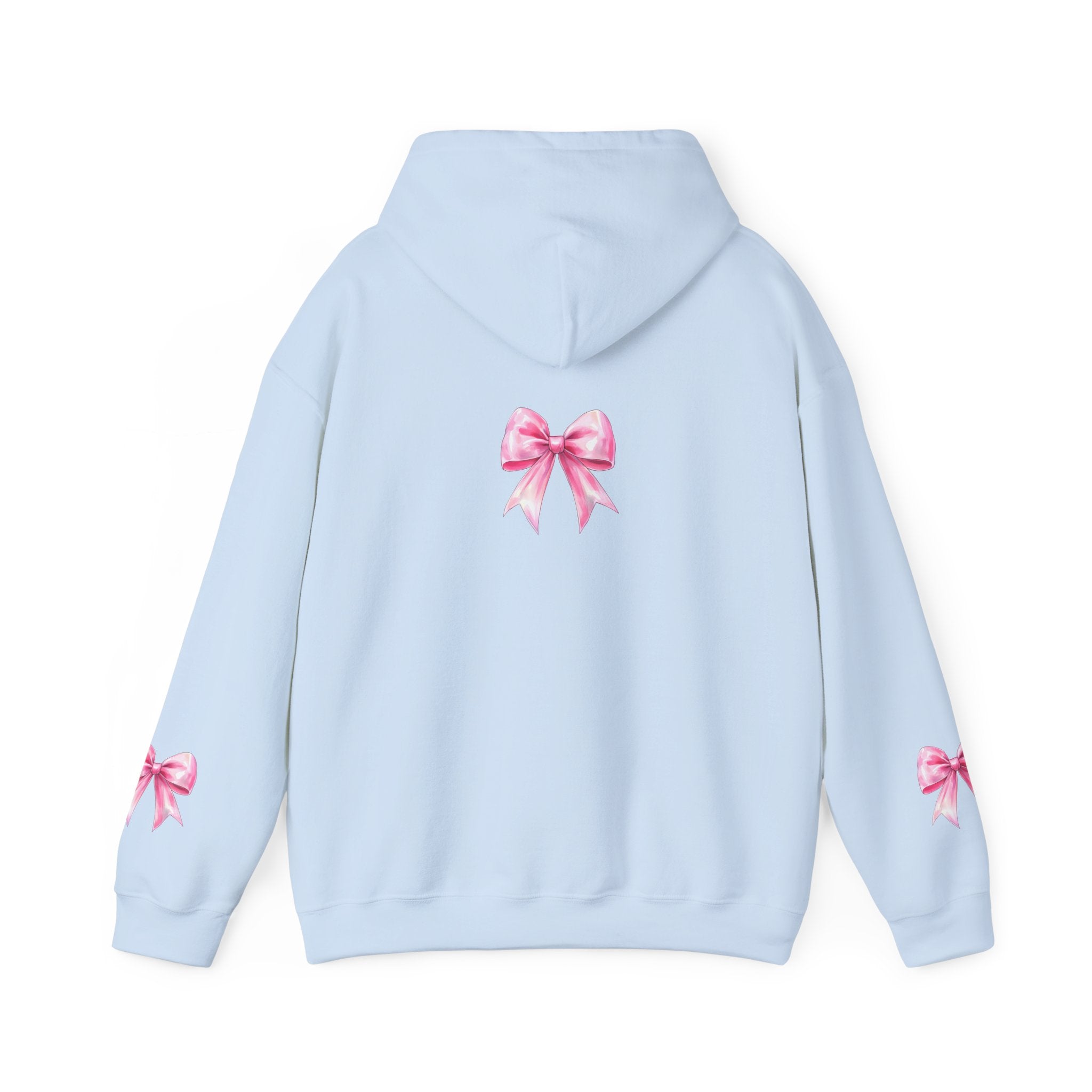 Cheerful Bow Hoodie - Perfect for Cheerleaders, Team Spirit, Dance, Everyday Wear, Gift for Coaches, Cheer Events