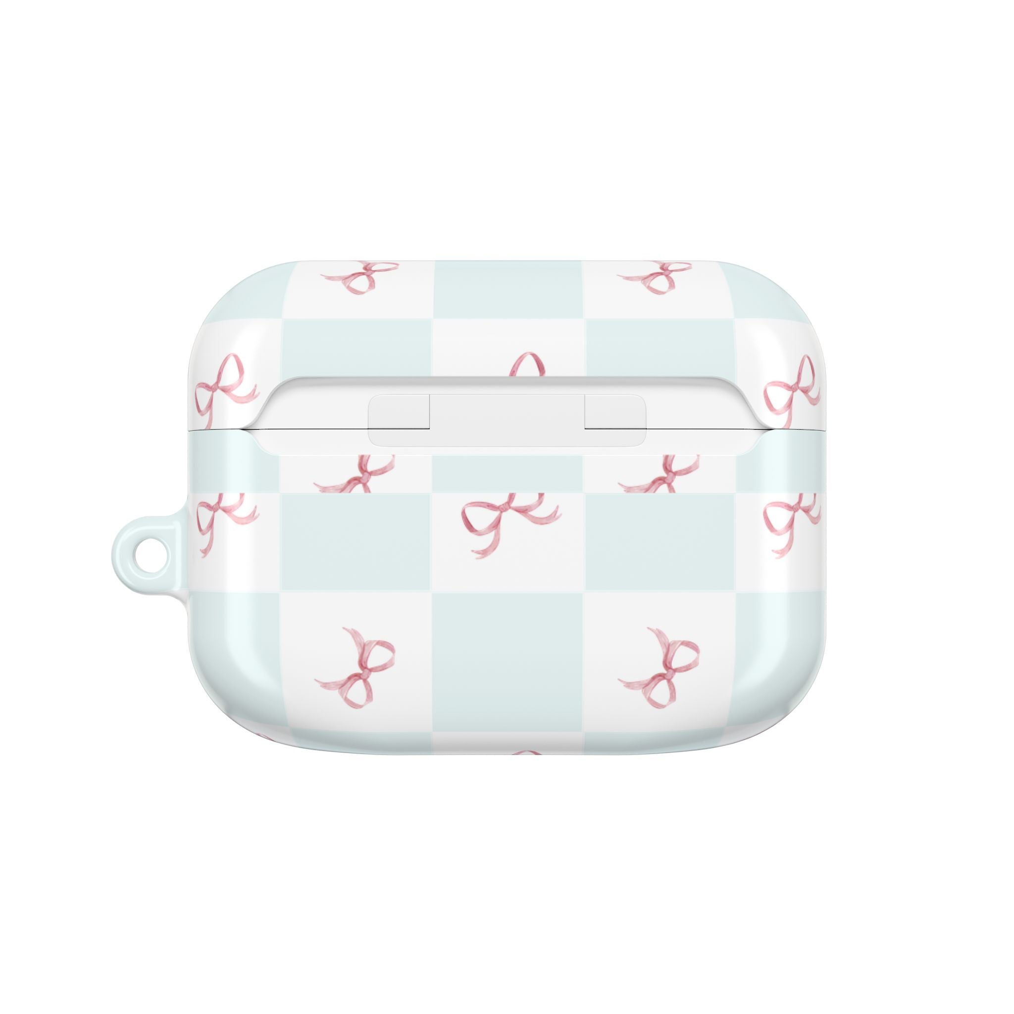 Customizable: Chic AirPod Case with Pink Ribbon Design, Trendy AirPod Case