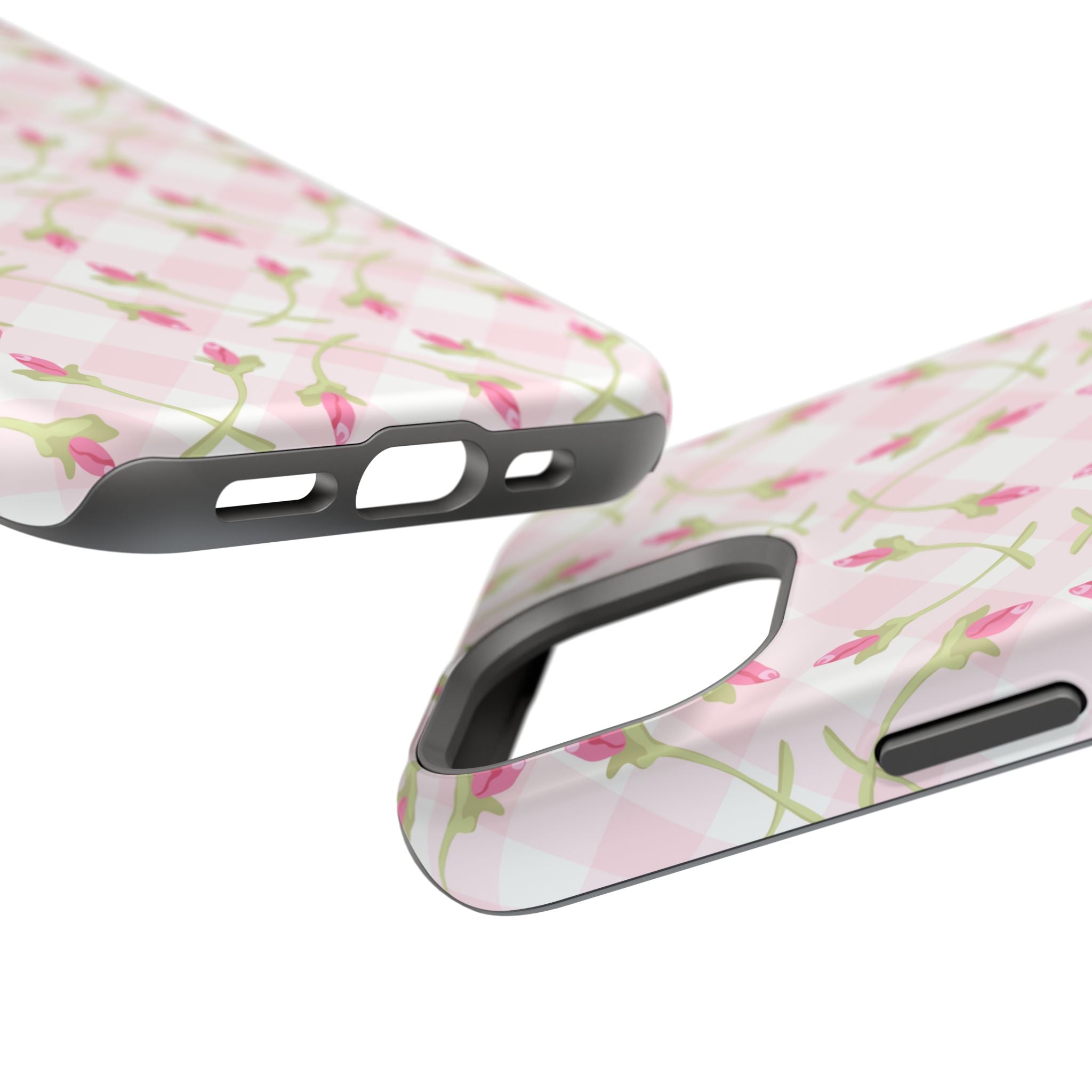 Customizable: Floral Impact-Resistant Phone Case
