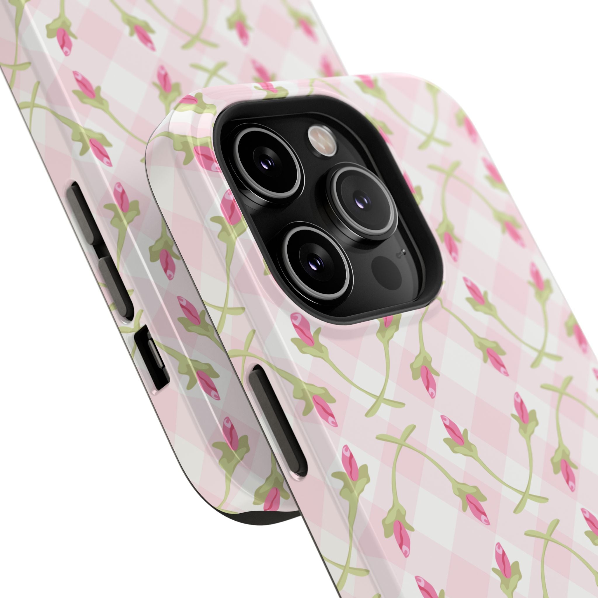 Customizable: Floral Impact-Resistant Phone Case