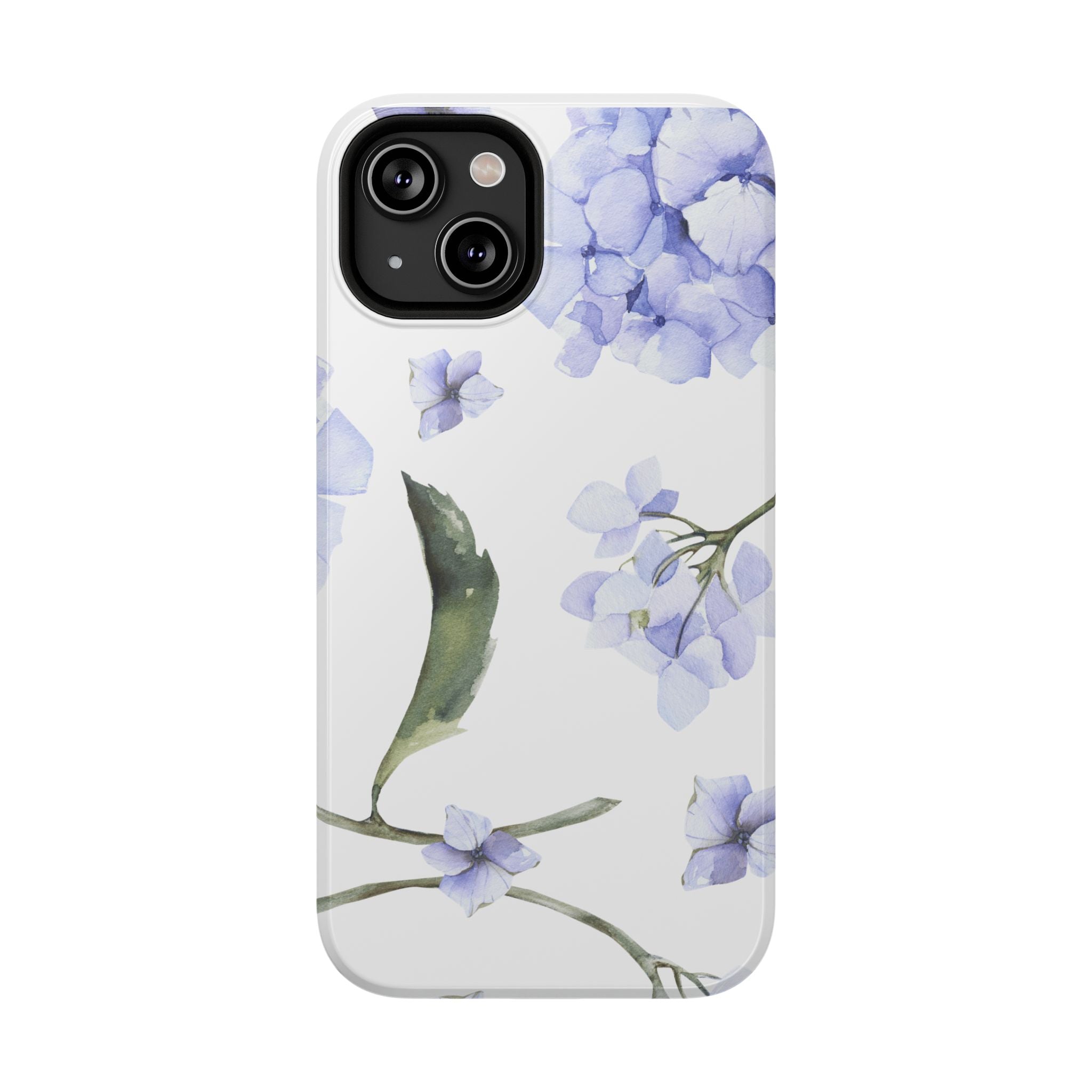 Customizable: Floral Purple Hydrangea Impact-Resistant Phone Case