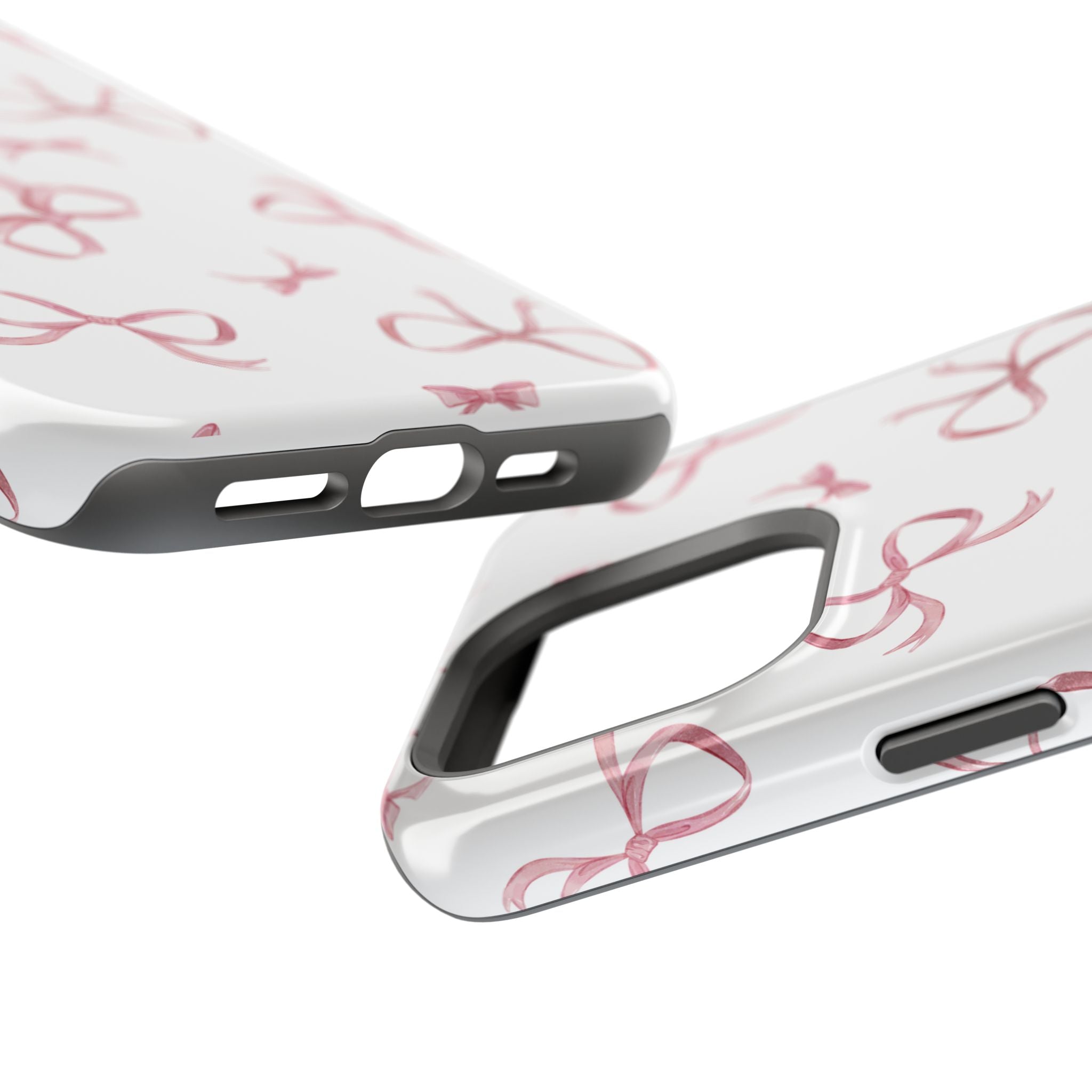 Customizable: Coquette Bow Stylish Impact-Resistant Phone Case