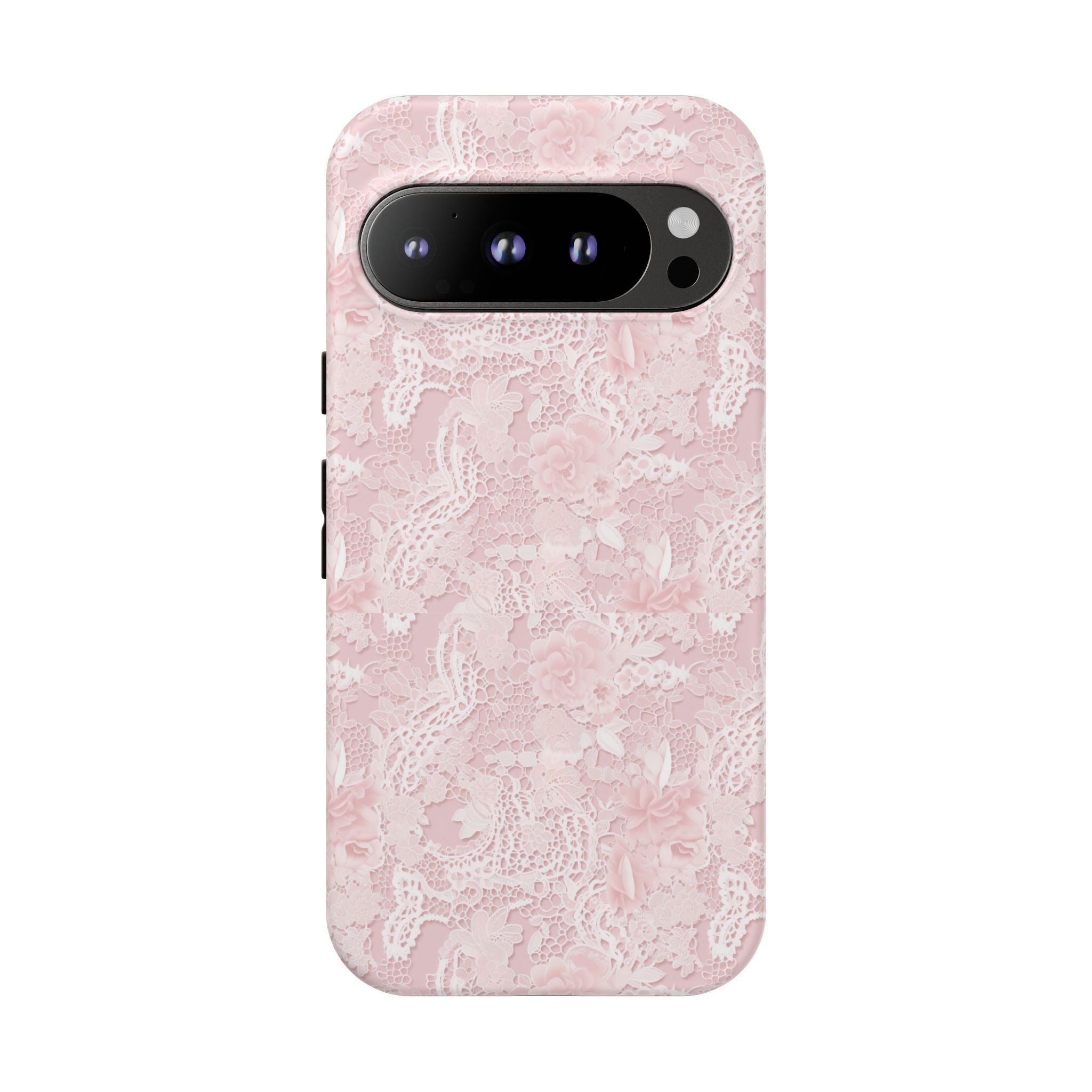 Customizable: Pink Floral Phone Case, Stylish Tough Cases, Unique Gift for Her, Cute Phone Accessories, Floral Tech Cover