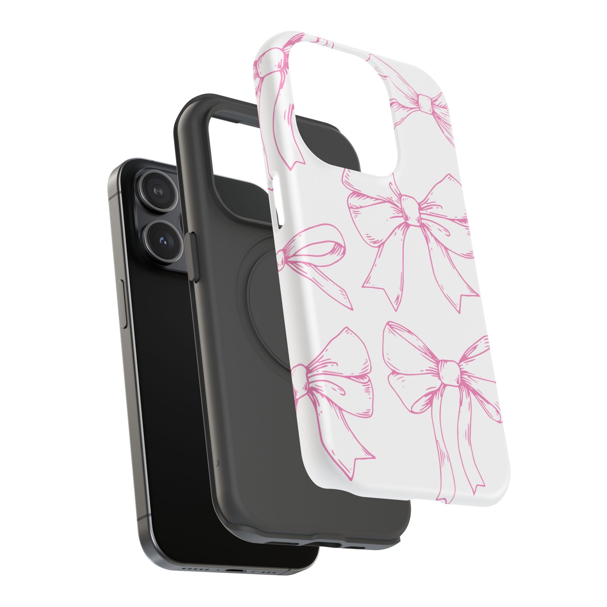 Customizable: Cute Bow Pattern Phone Case