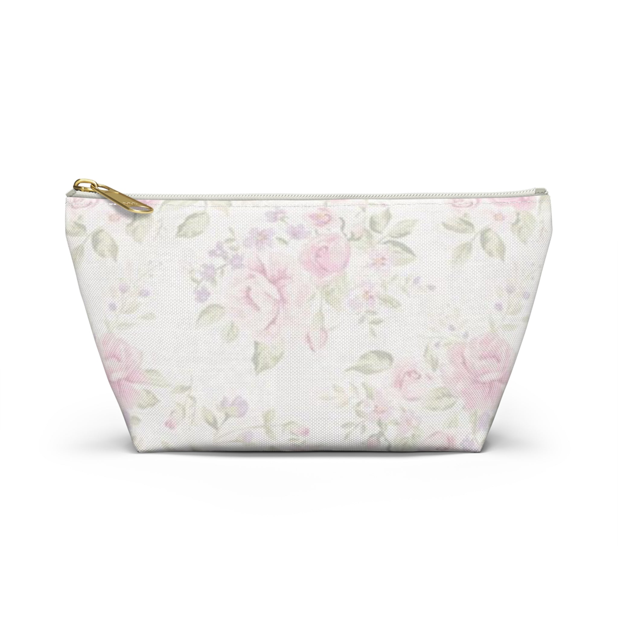 Floral Accessory Pouch, Makeup Bag, Travel Organizer, Gift for Her, Cosmetic Case, Floral Print Pouch