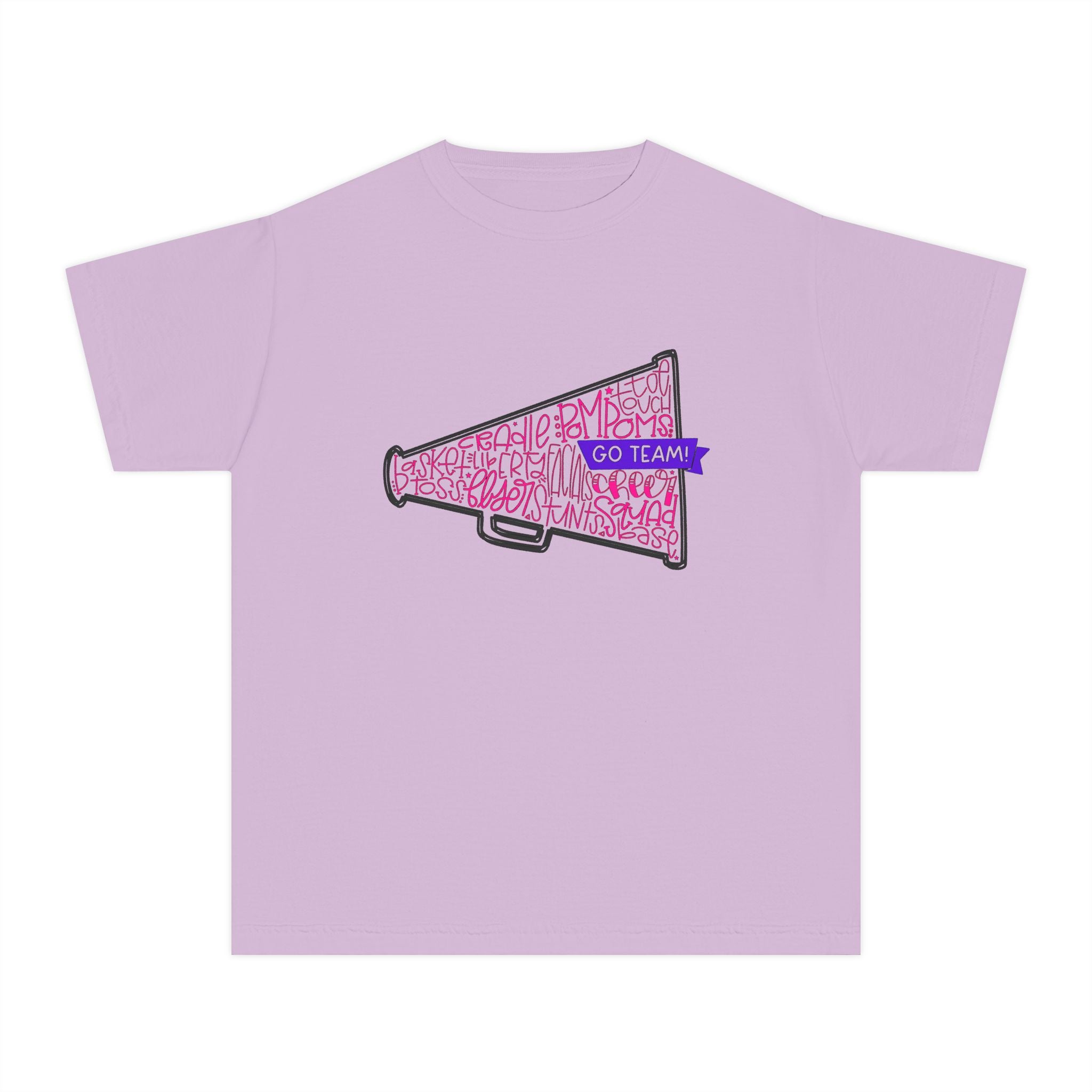 Customizable Cheerleader Megaphone Youth Tee