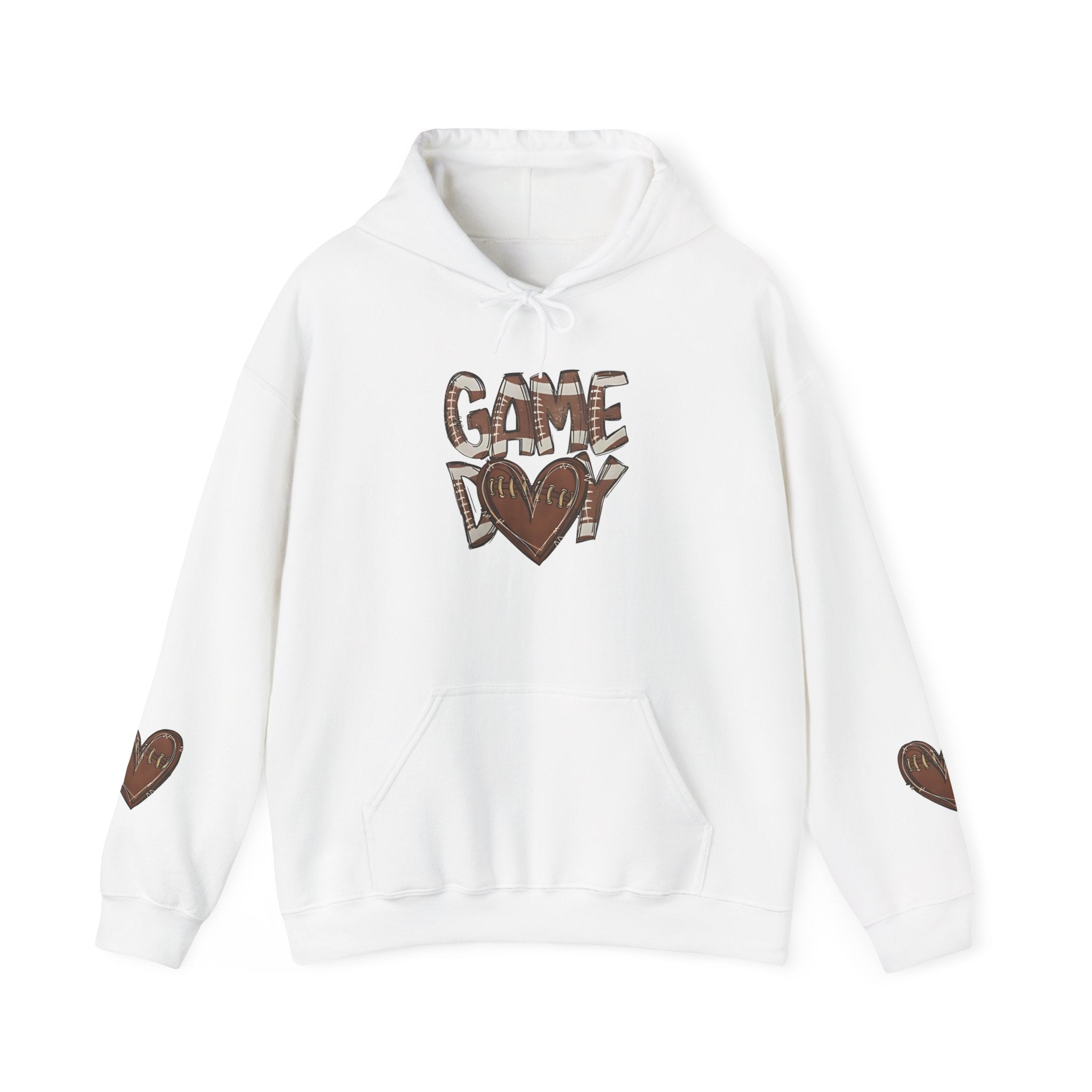 Football Heart Game Day Hoodie