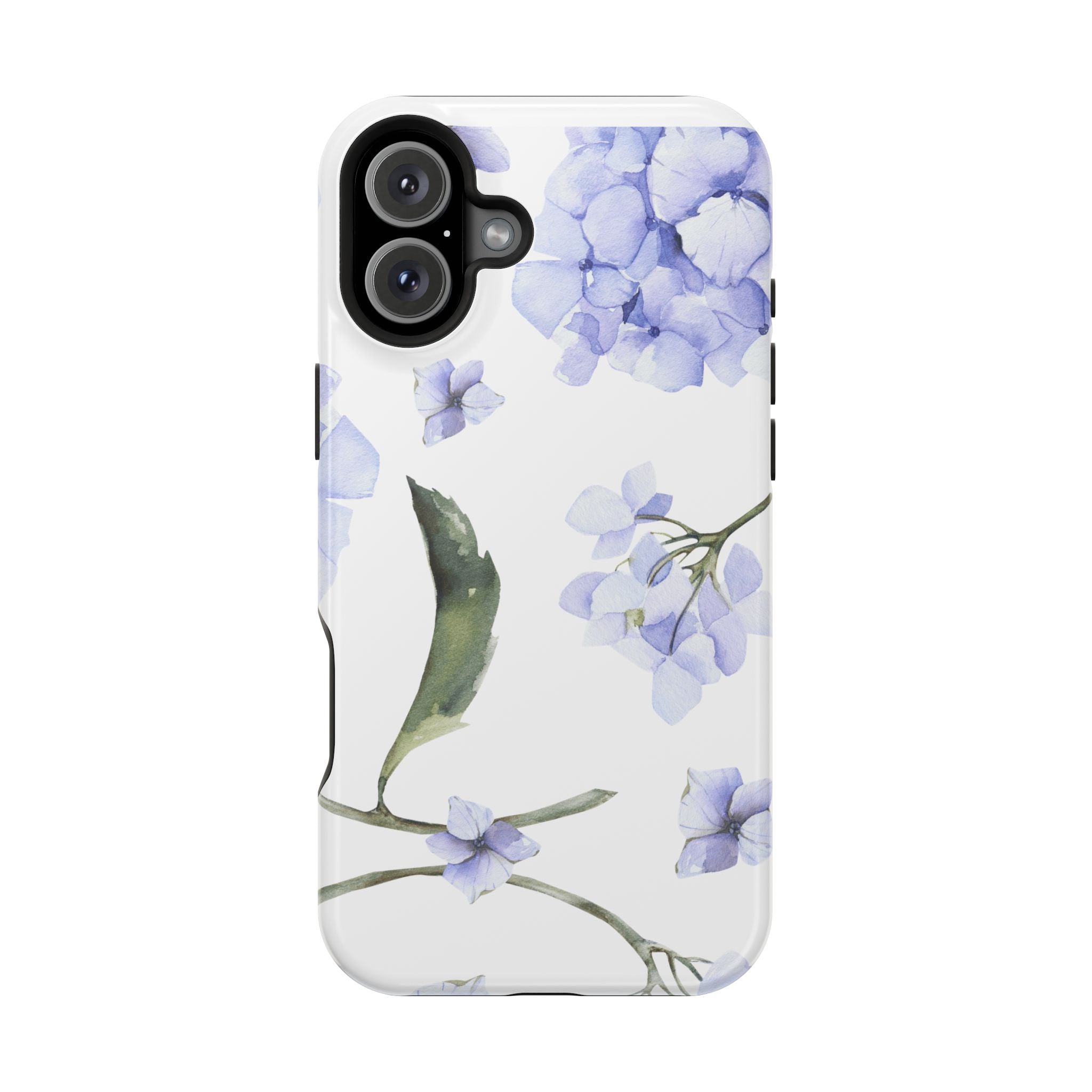 Customizable: Floral Purple Hydrangea Impact-Resistant Phone Case
