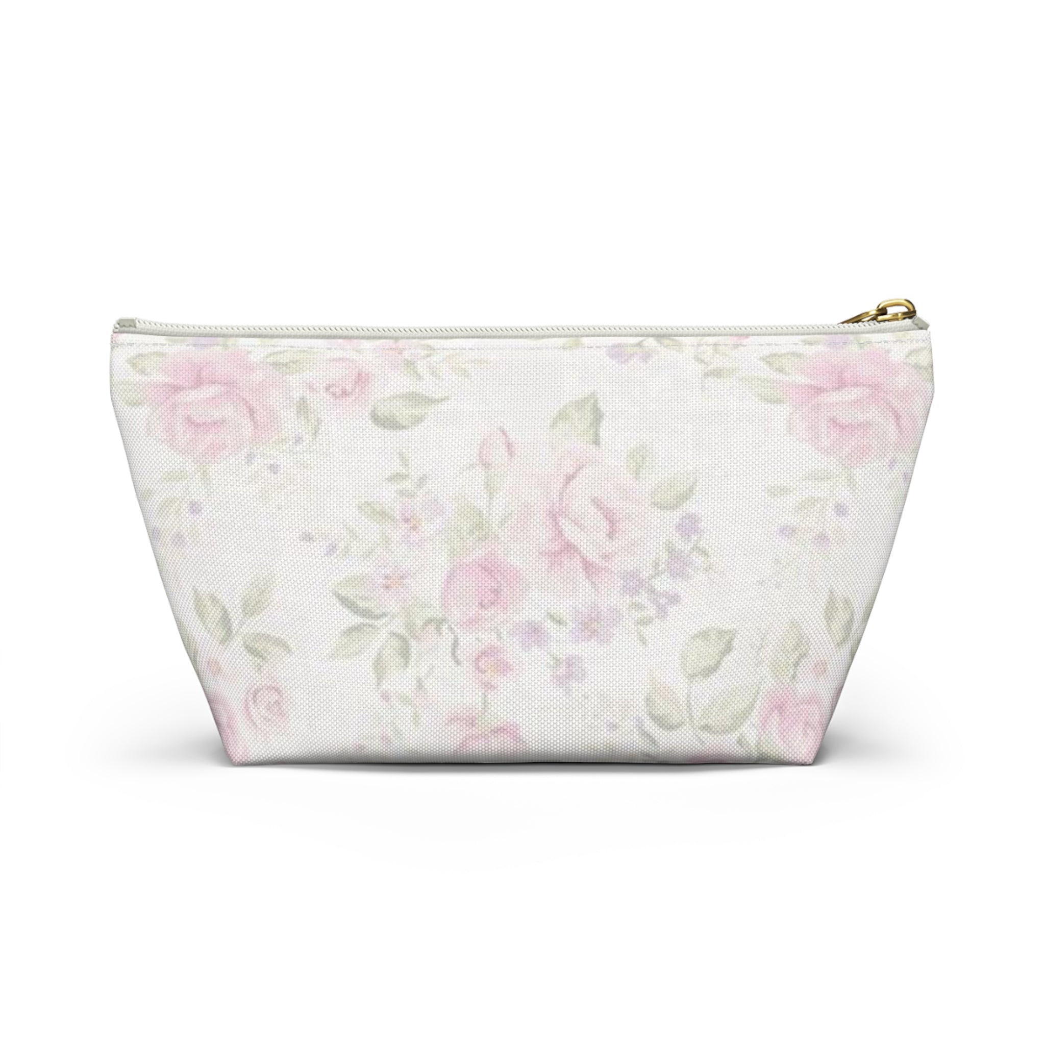 Floral Accessory Pouch, Makeup Bag, Travel Organizer, Gift for Her, Cosmetic Case, Floral Print Pouch