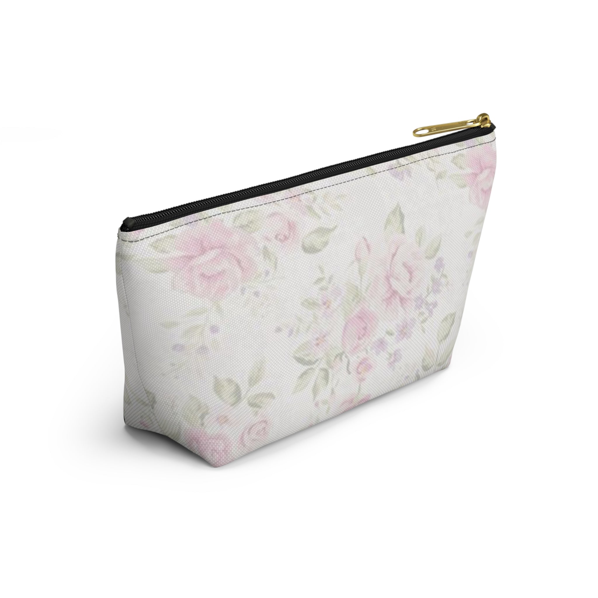 Floral Accessory Pouch, Makeup Bag, Travel Organizer, Gift for Her, Cosmetic Case, Floral Print Pouch