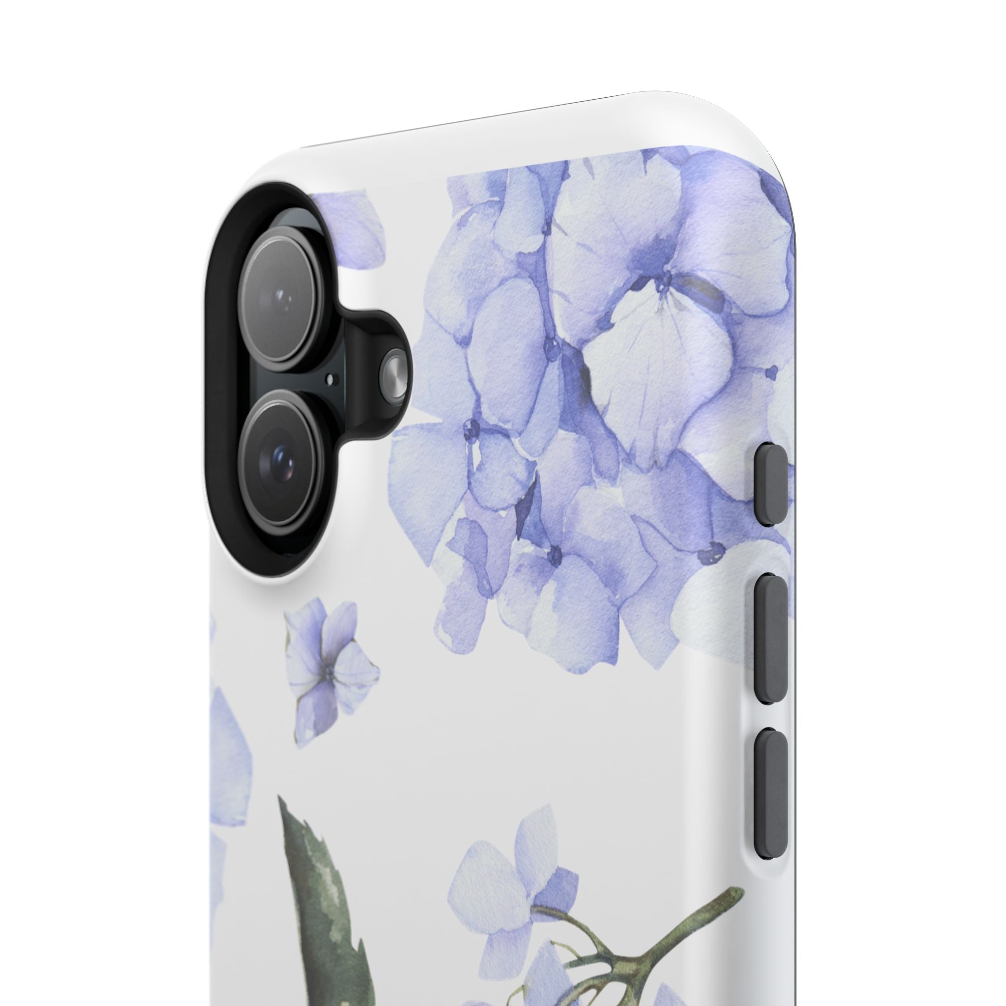 Customizable: Floral Purple Hydrangea Impact-Resistant Phone Case