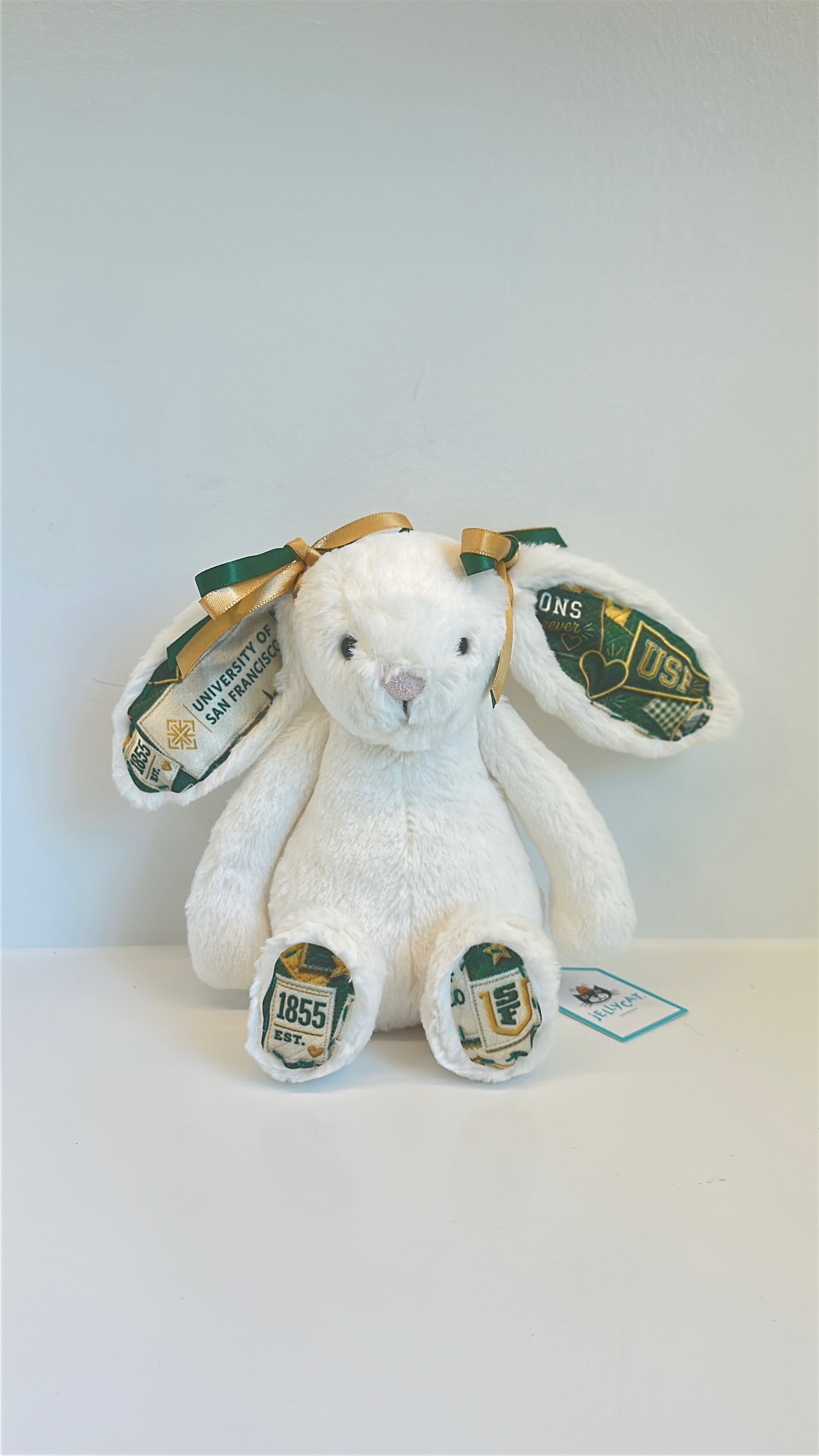 University of San Francisco Custom College Jellycat Bunny
