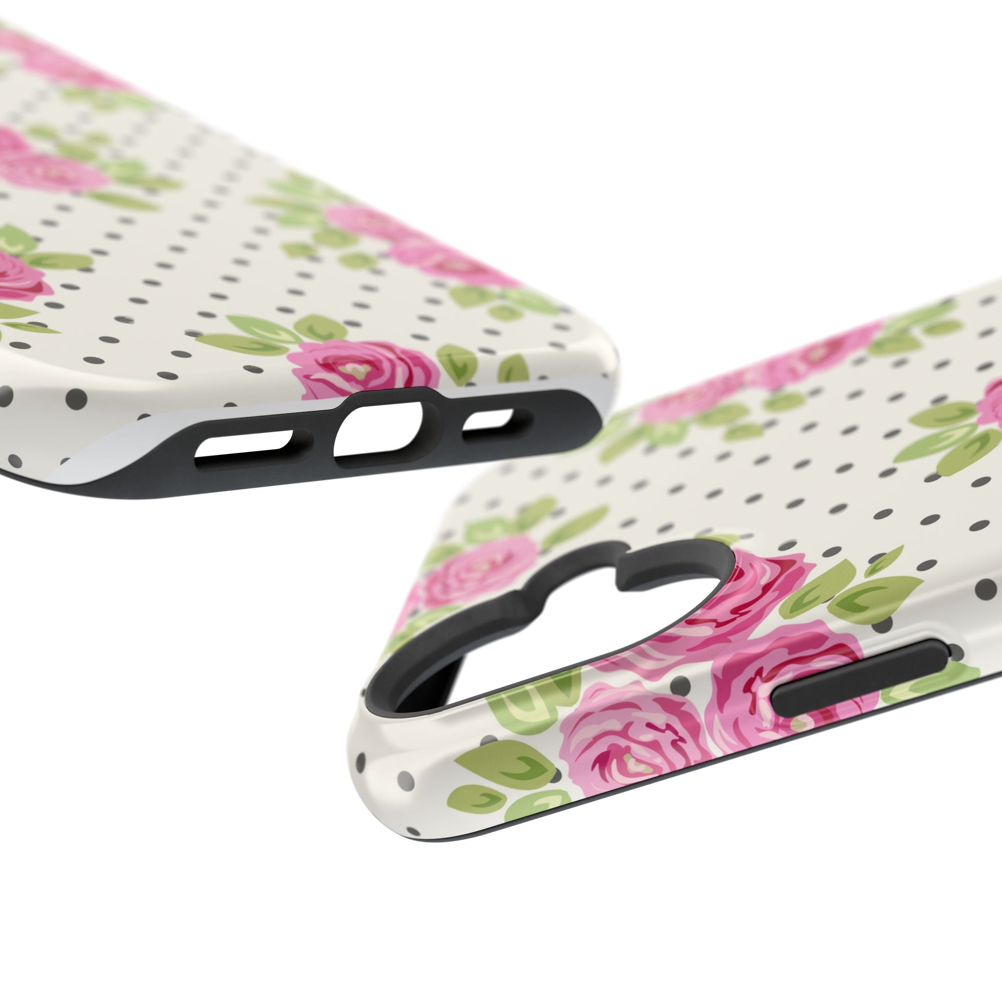 Customizable: Floral Polka Dot Phone Case