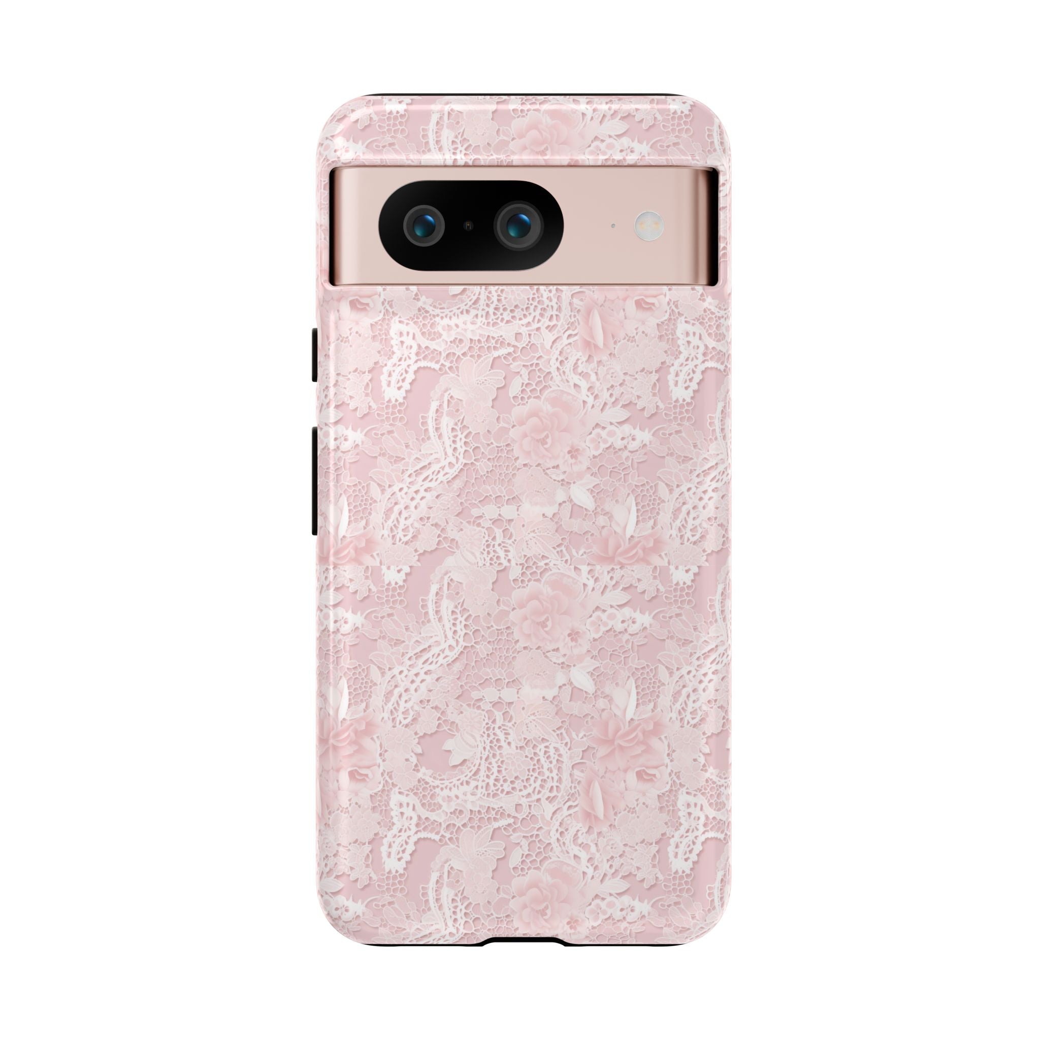 Customizable: Pink Floral Phone Case, Stylish Tough Cases, Unique Gift for Her, Cute Phone Accessories, Floral Tech Cover