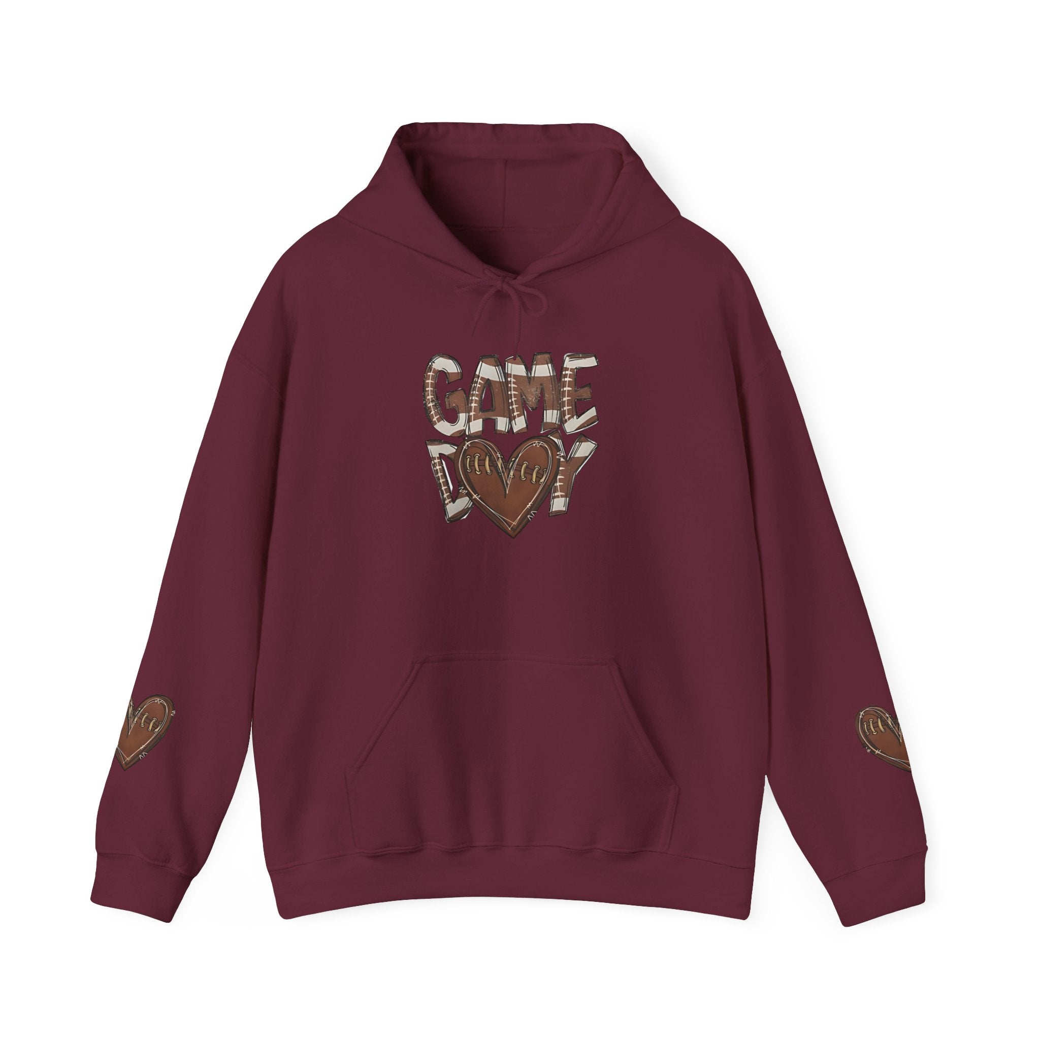 Football Heart Game Day Hoodie