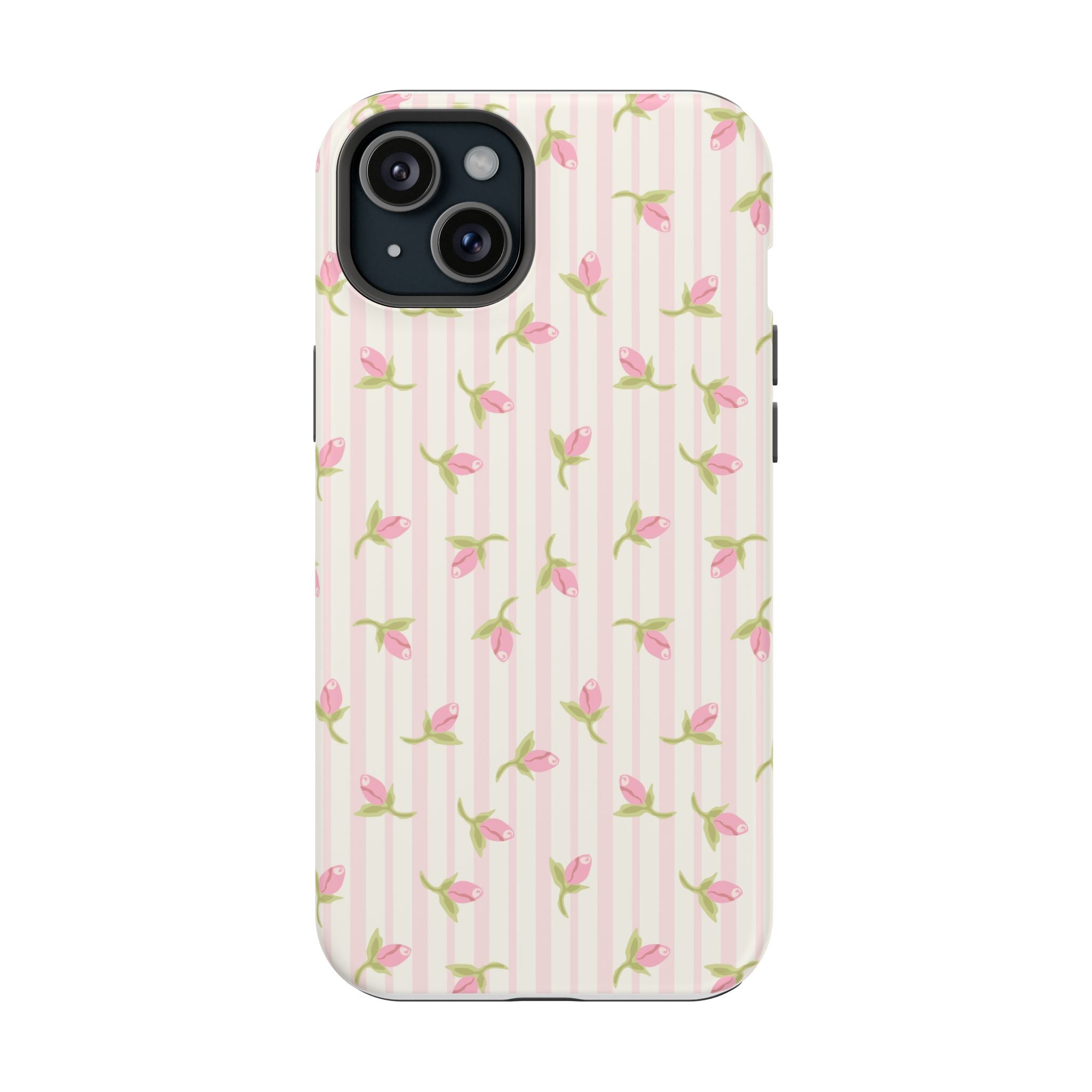 Customizable: Floral Impact-Resistant Phone Case