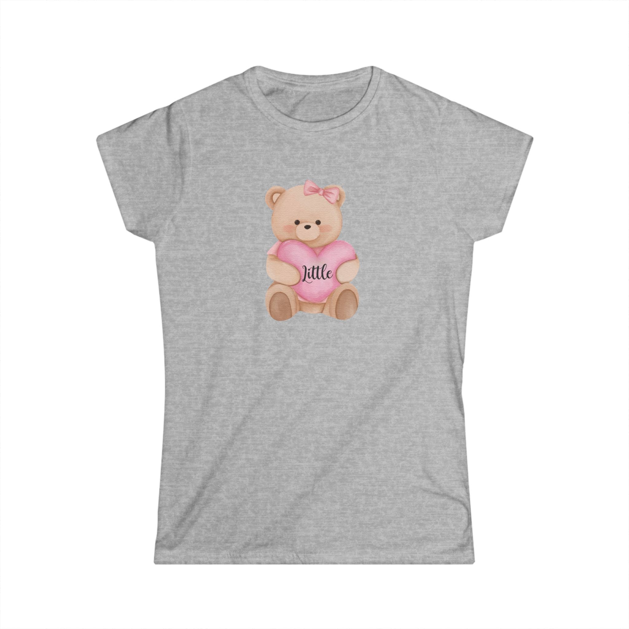 Customizable Sorority Bear Big/Little Reveal Tee: Little