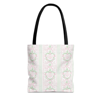 Romantic Floral Tote Bag,  Perfect for Shopping, Gifts, School, and Wedding