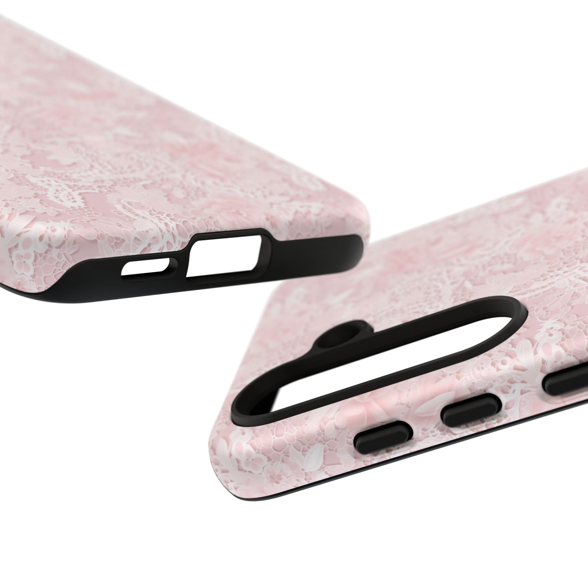 Customizable: Pink Floral Phone Case, Stylish Tough Cases, Unique Gift for Her, Cute Phone Accessories, Floral Tech Cover