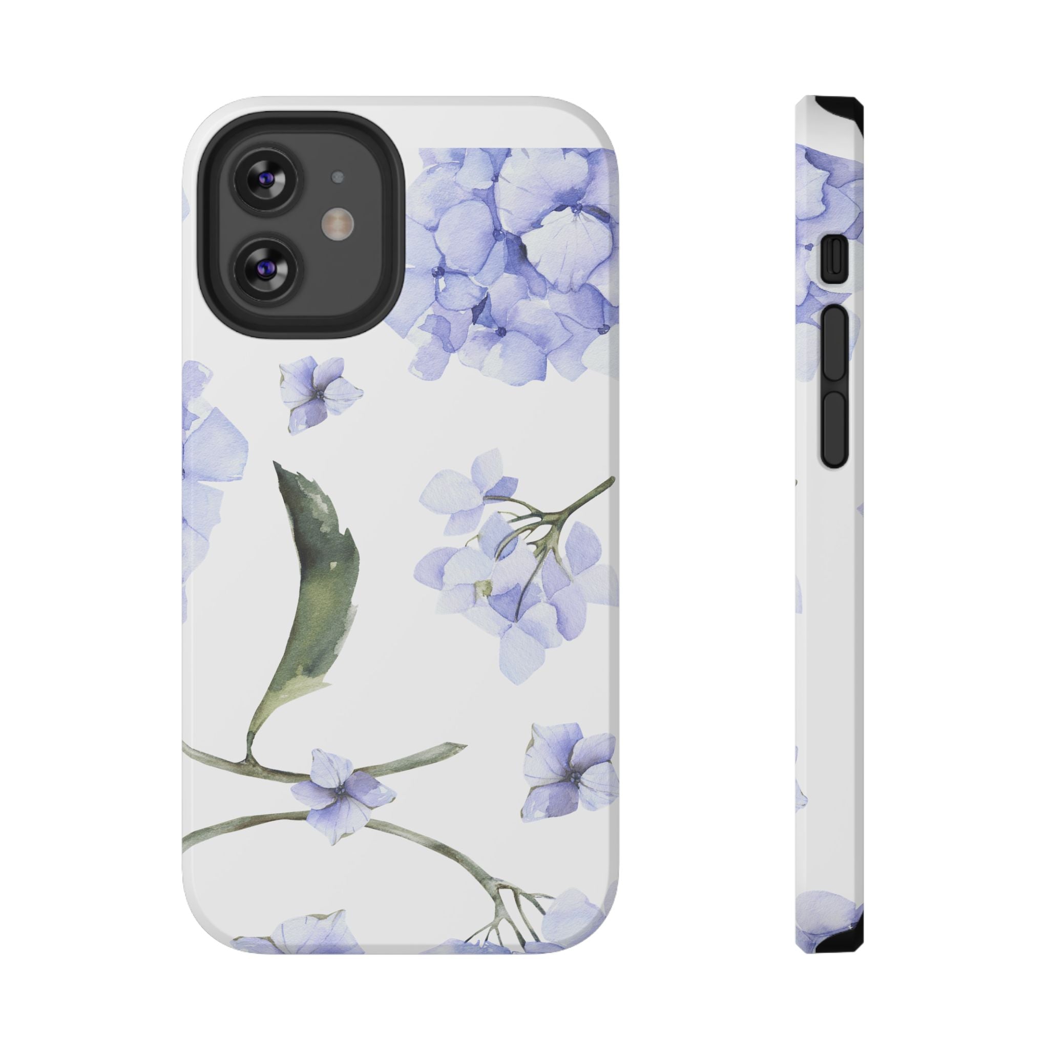 Customizable: Floral Purple Hydrangea Impact-Resistant Phone Case