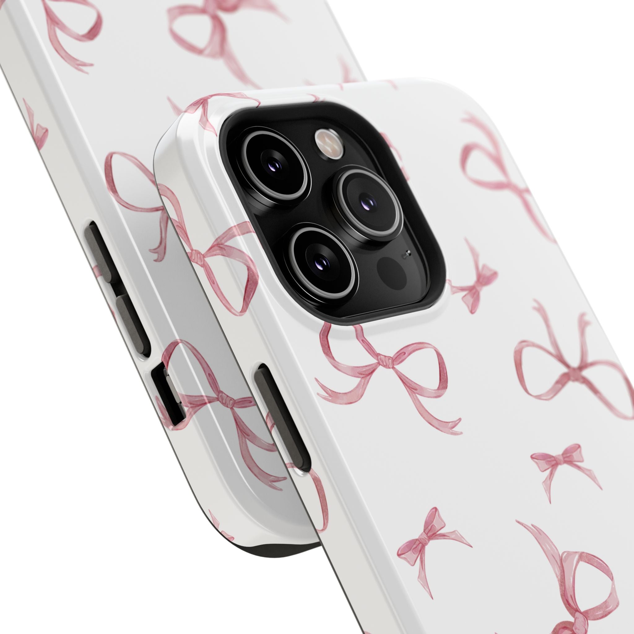 Customizable: Coquette Bow Stylish Impact-Resistant Phone Case