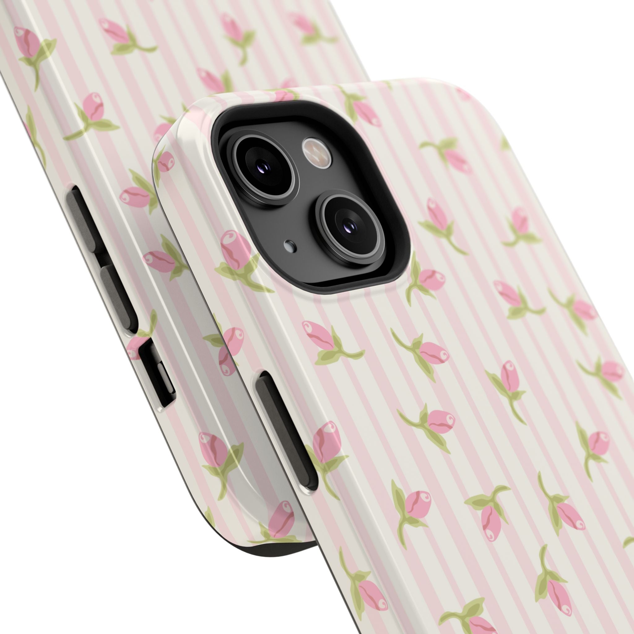 Customizable: Floral Impact-Resistant Phone Case