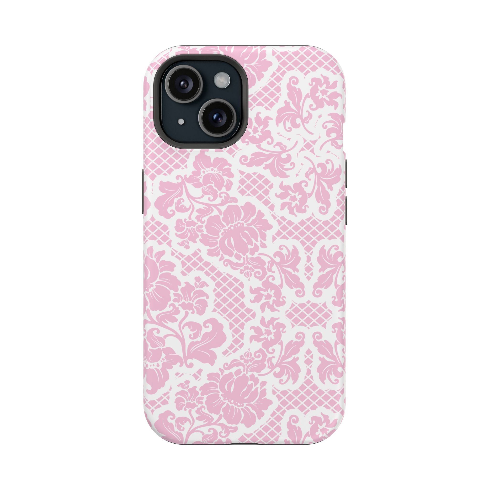 Customizable: Pink Lace Inspired Elegantly Chic Impact-Resistant Case