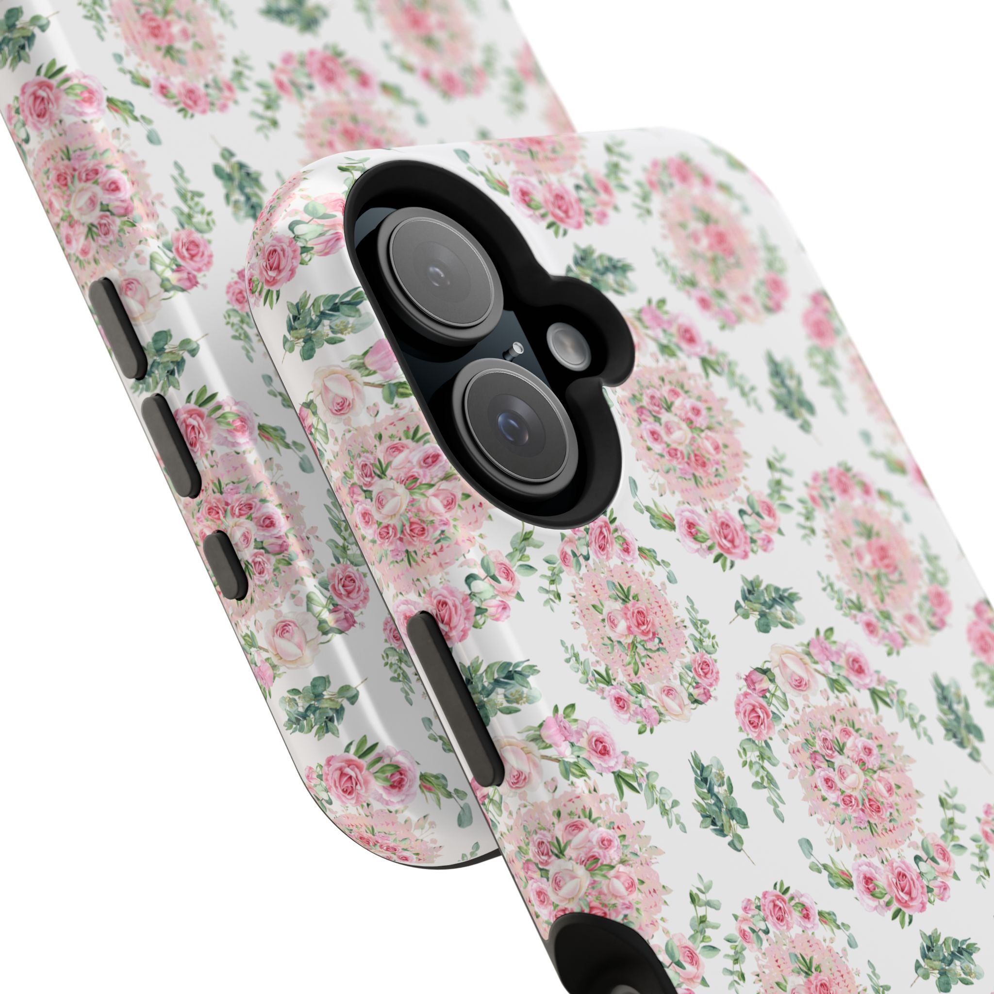 Customizable: Floral Impact-Resistant Phone Case