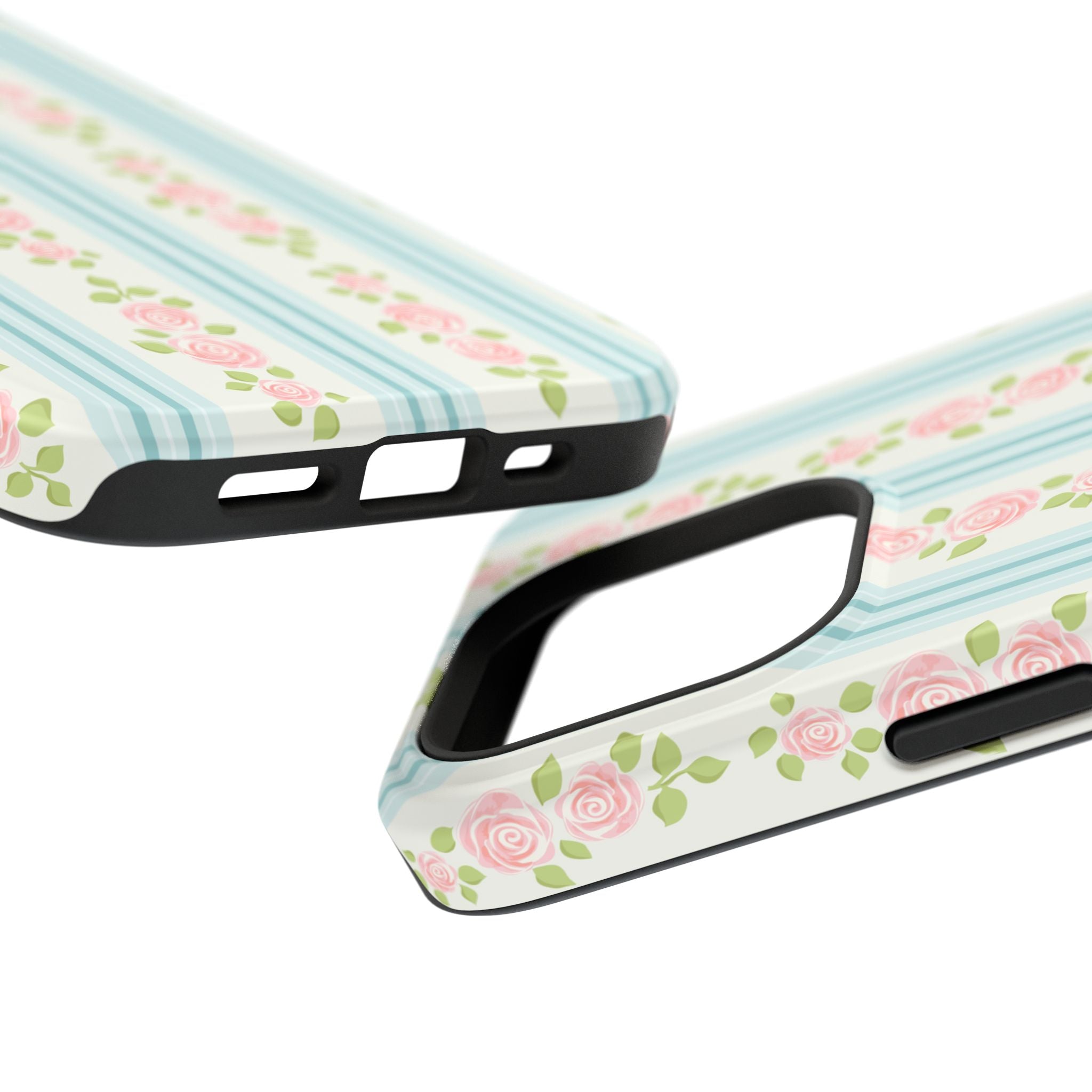 Customizable: Floral Impact-Resistant Phone Case