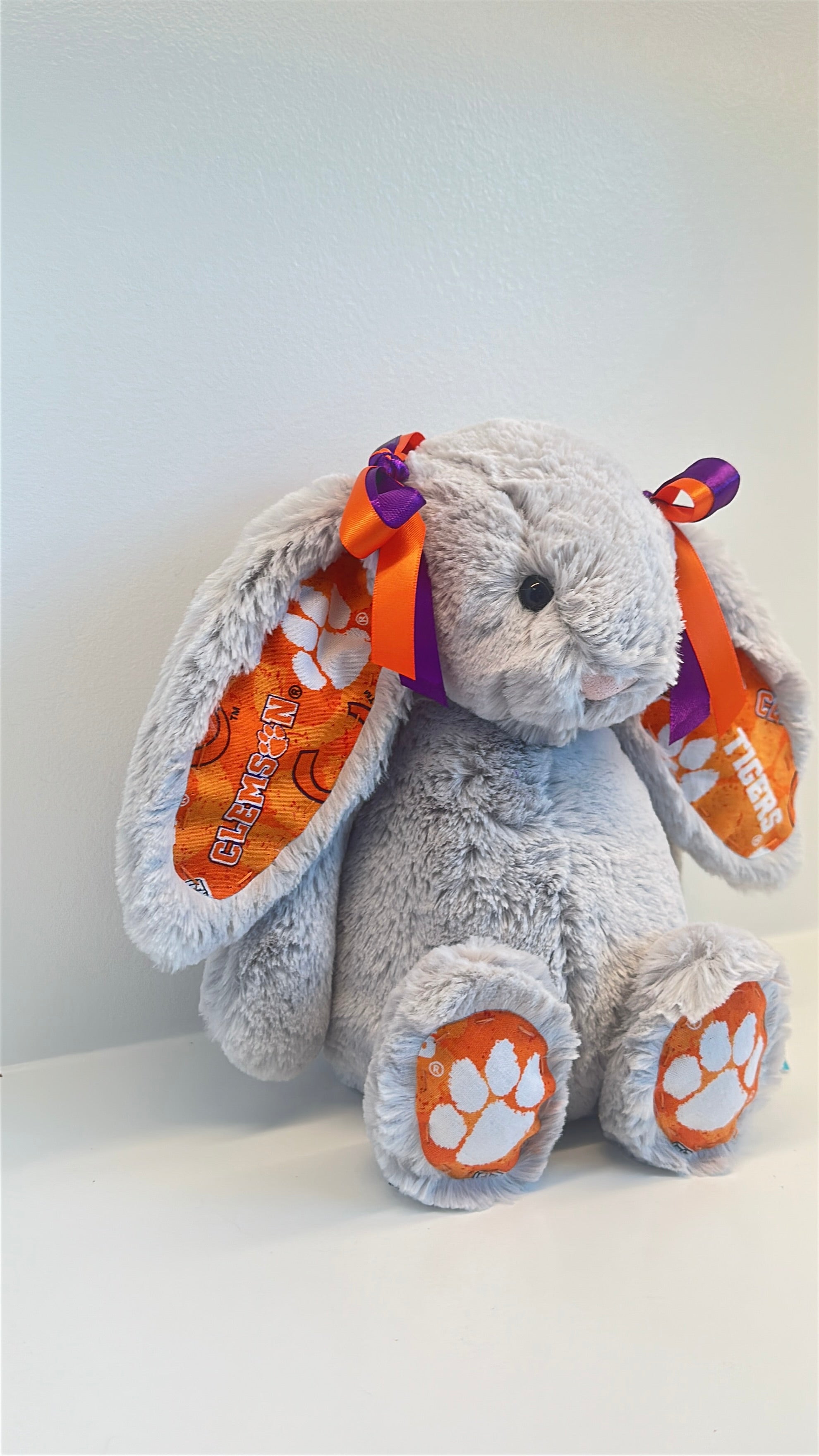 Clemson University Custom College Jellycat Bashful Bunny
