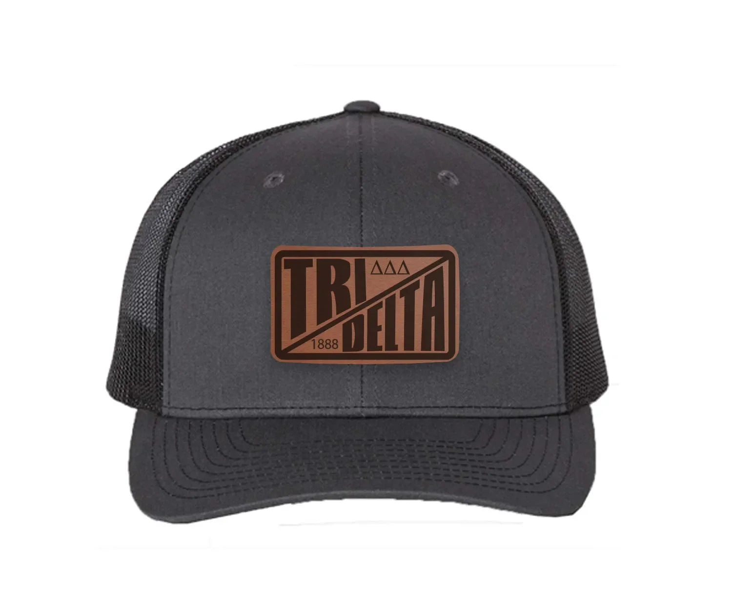 Tri Delta Richardson 112 Leatherette Patch Trucker Hat - Divide