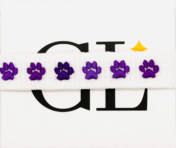 Paws Team Tassel Bracelet - Purple