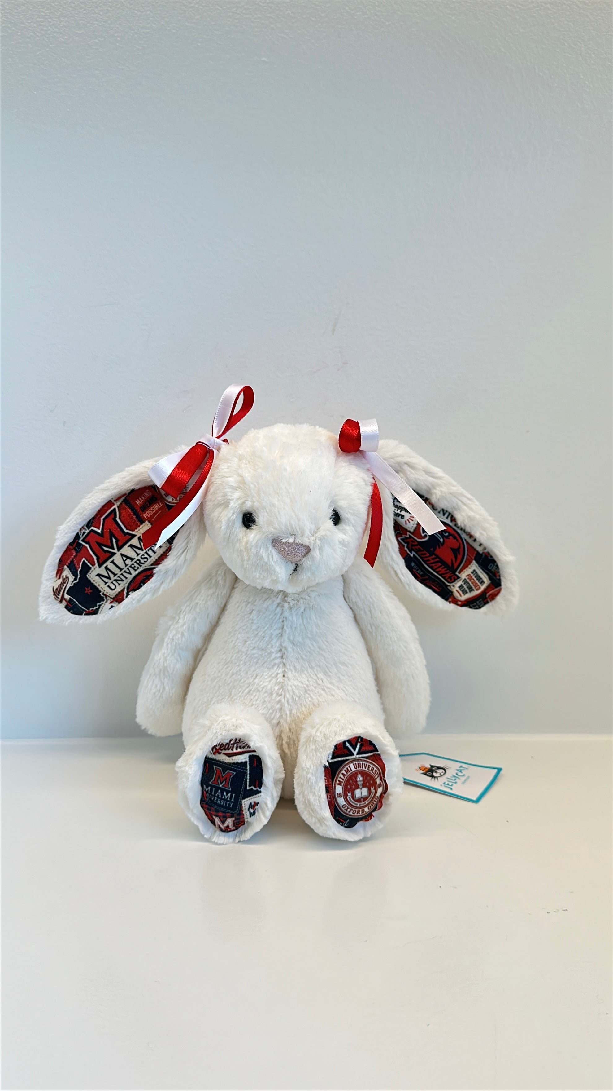 Miami University of Ohio Custom College Jellycat Bunny