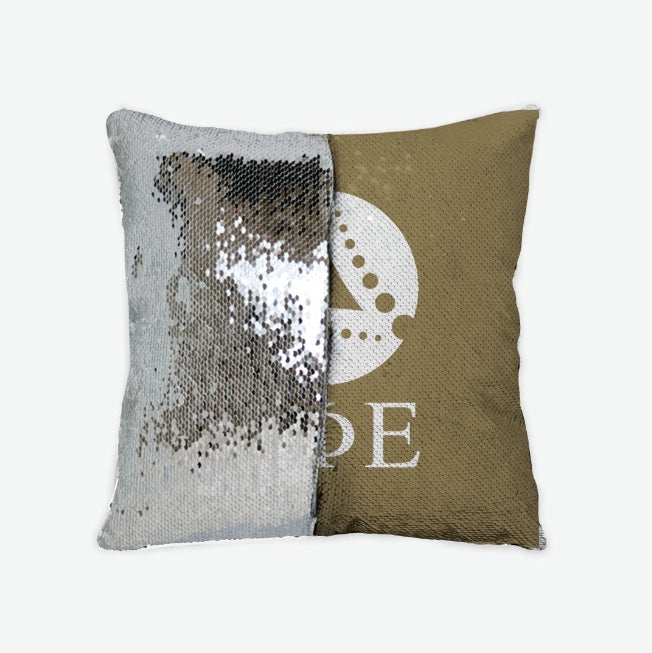 Delta Phi Epsilon Sequin Pillow Cover