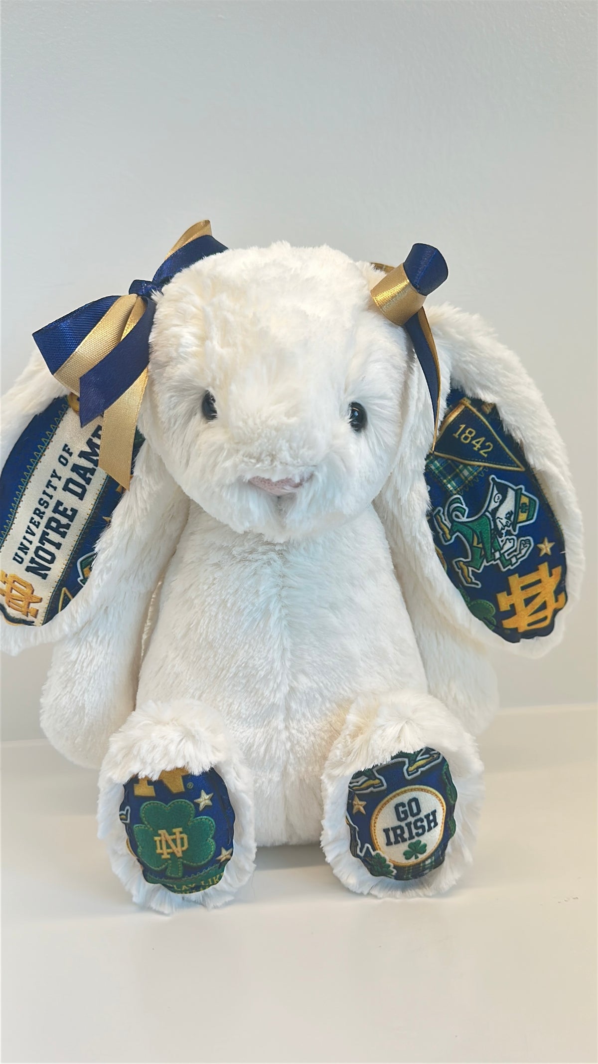 University of Notre Dame Custom College Jellycat Bashful Bunny