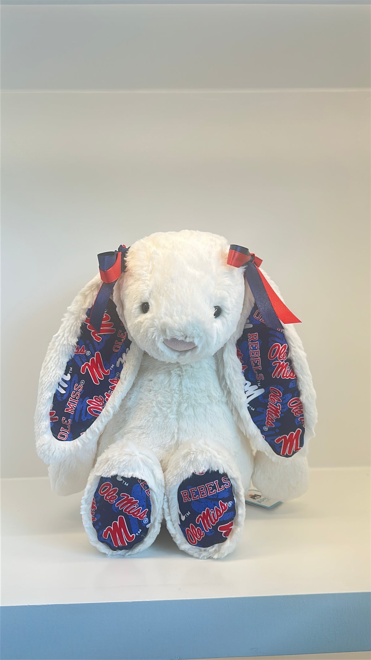University of Mississippi (Ole Miss) Custom College Jellycat Bashful Bunny