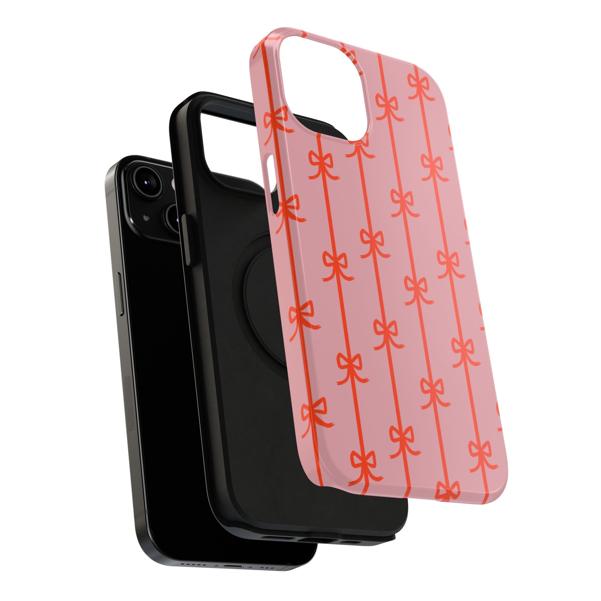 Customizable: Cute Bow Pattern Phone Case