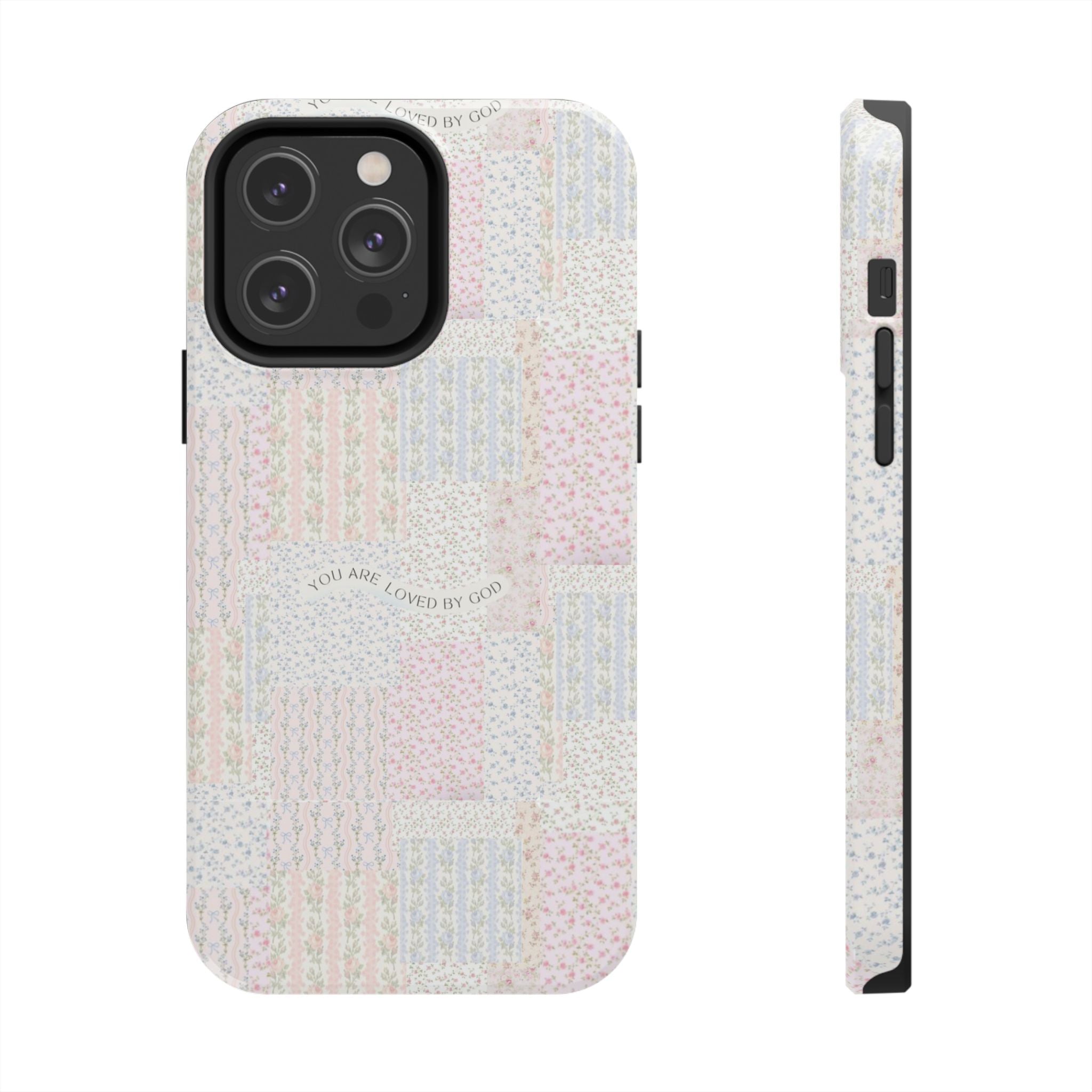Floral Tough Phone Cases, Protective Phone Cover, Inspirational Tech Accessory, Gift for Her, Fashionable Phone Case, Unique Design