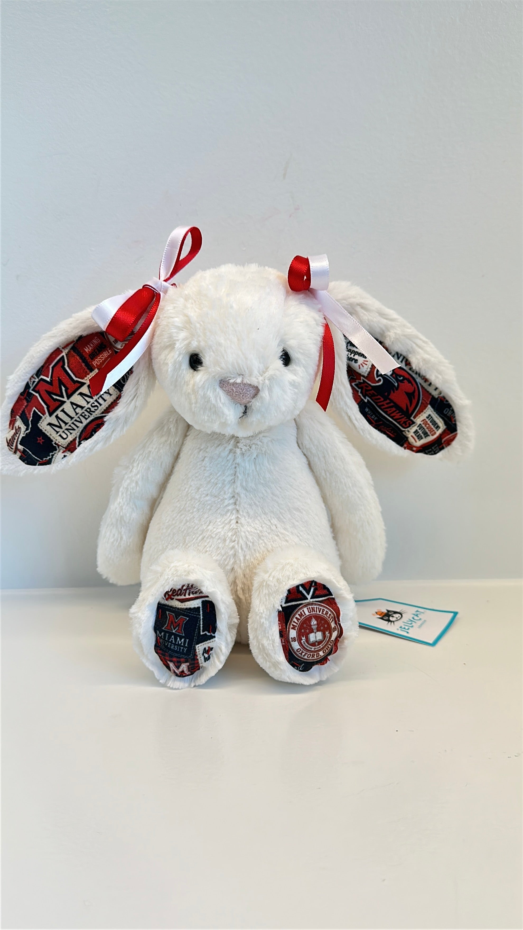 Miami University of Ohio Custom College Jellycat Bunny