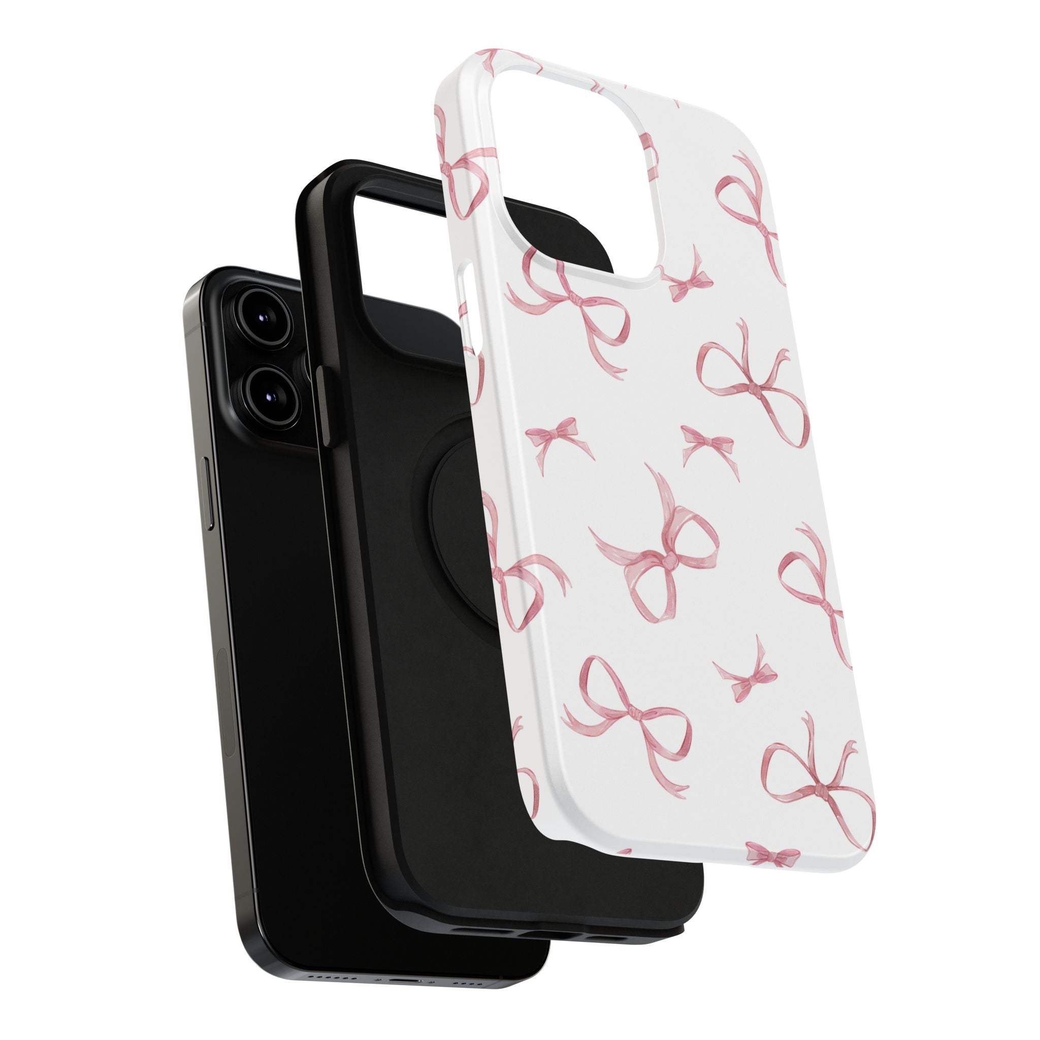 Customizable: Coquette Bow Stylish Impact-Resistant Phone Case