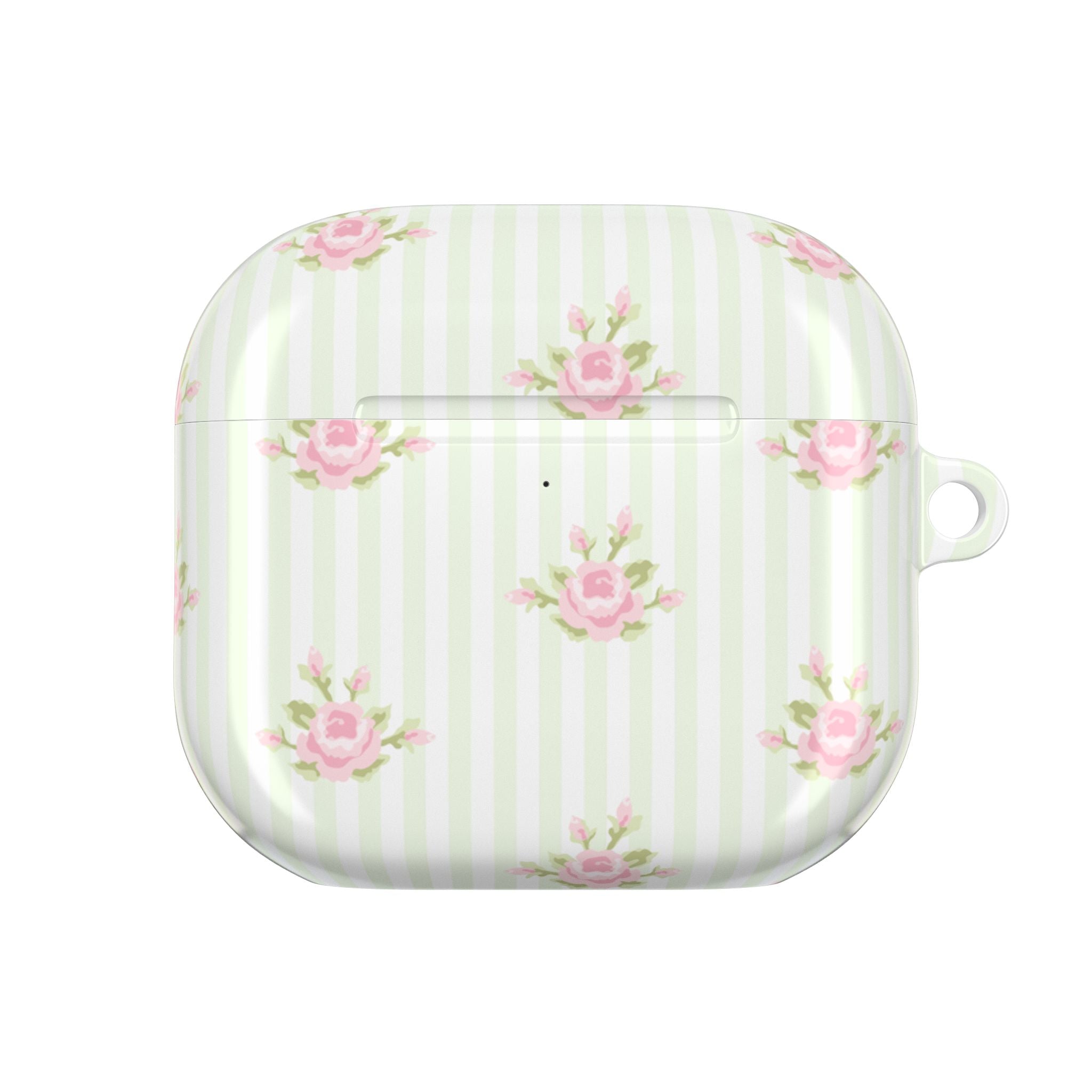 Floral AirPod Cases | Cute Tech Accessory, Gift for Her, Floral Pattern, Spring Vibes, Rose Design, Trendy Earbud Case