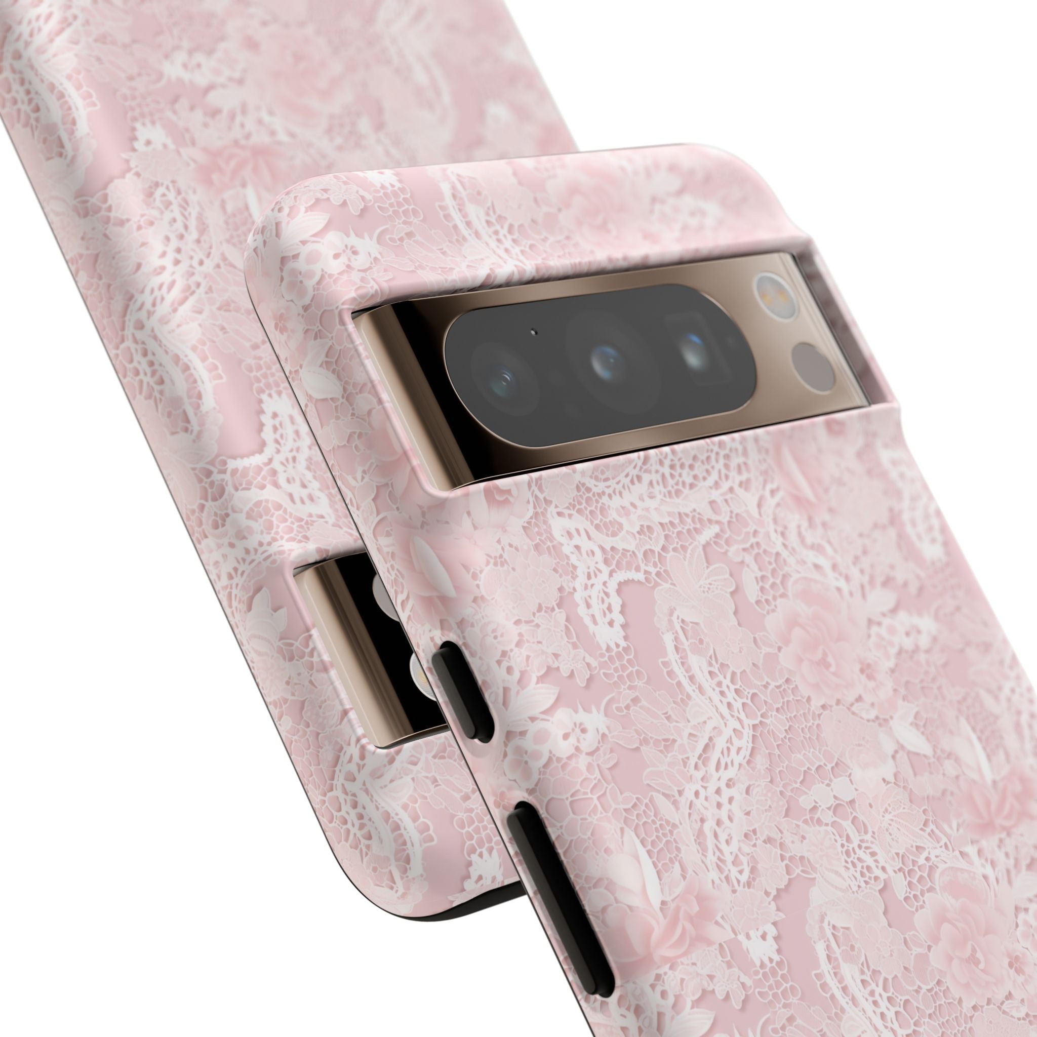 Customizable: Pink Floral Phone Case, Stylish Tough Cases, Unique Gift for Her, Cute Phone Accessories, Floral Tech Cover