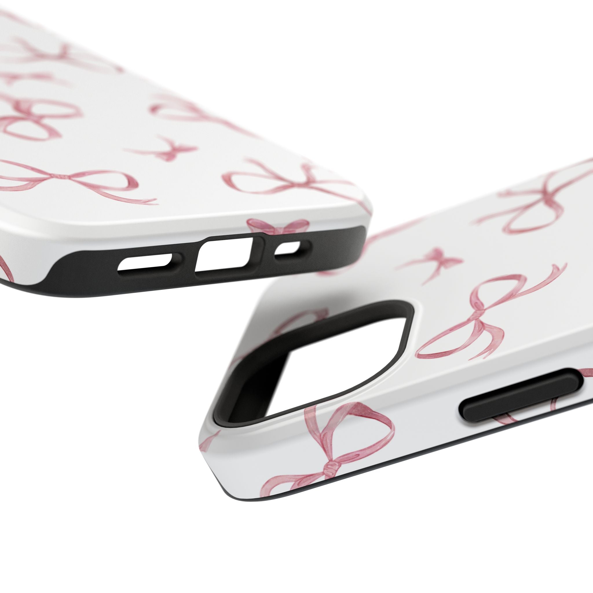 Customizable: Coquette Bow Stylish Impact-Resistant Phone Case