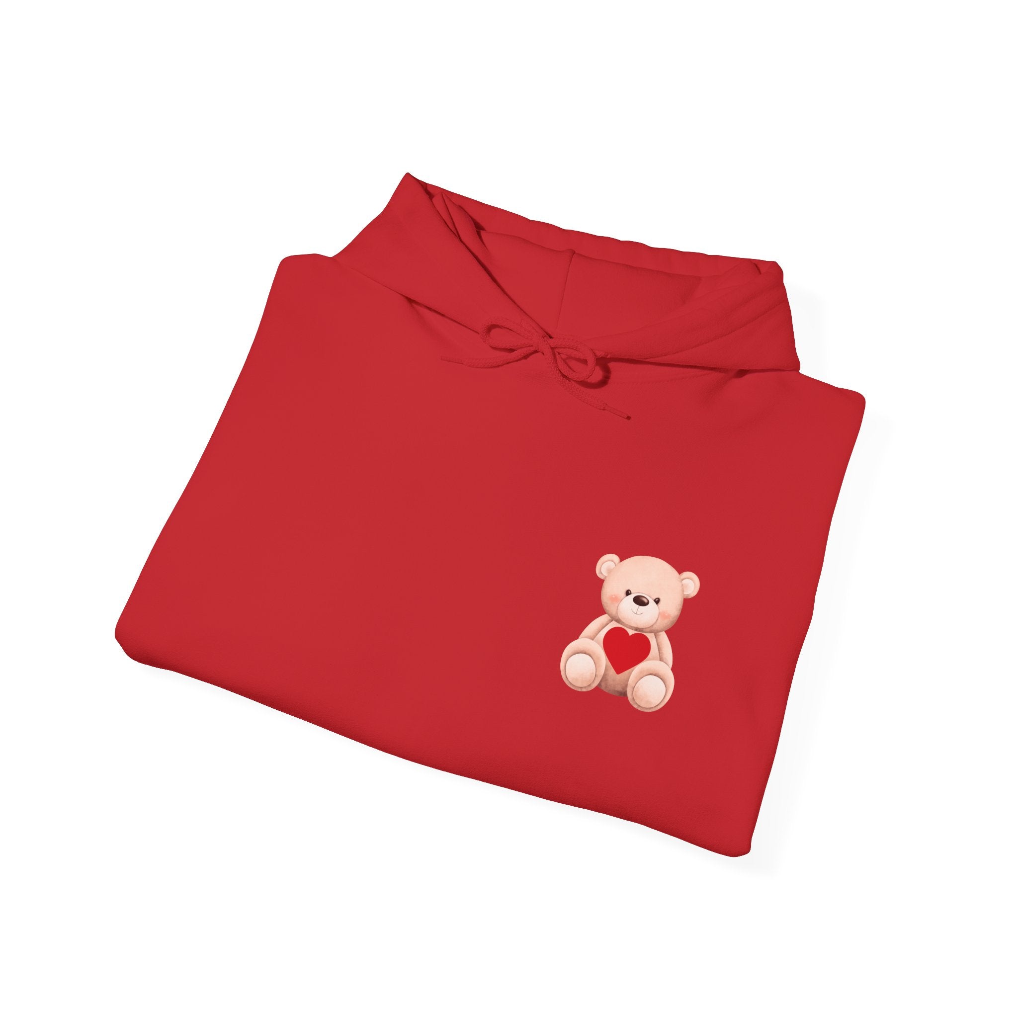 Customizable: Bear Heart Hoodie - Personalizable School Spirit Apparel