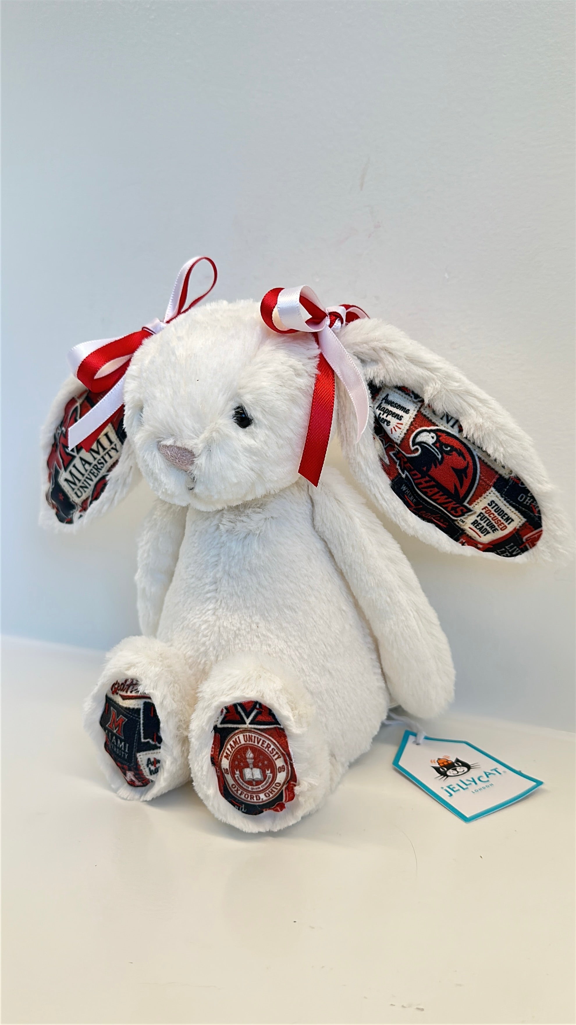 Miami University of Ohio Custom College Jellycat Bunny