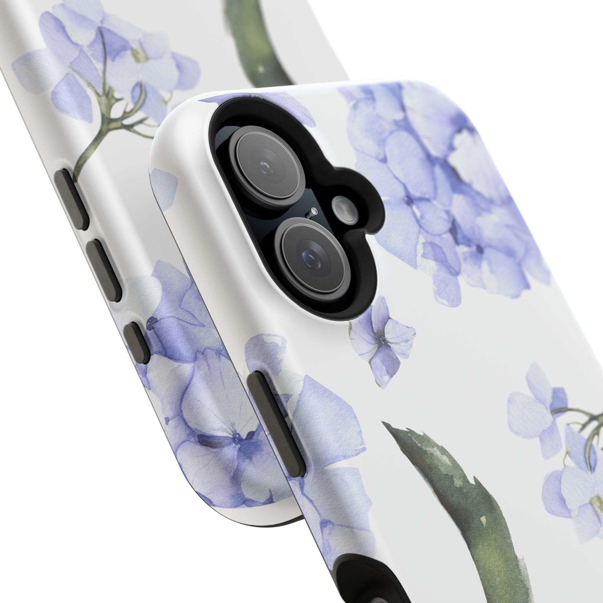 Customizable: Floral Purple Hydrangea Impact-Resistant Phone Case