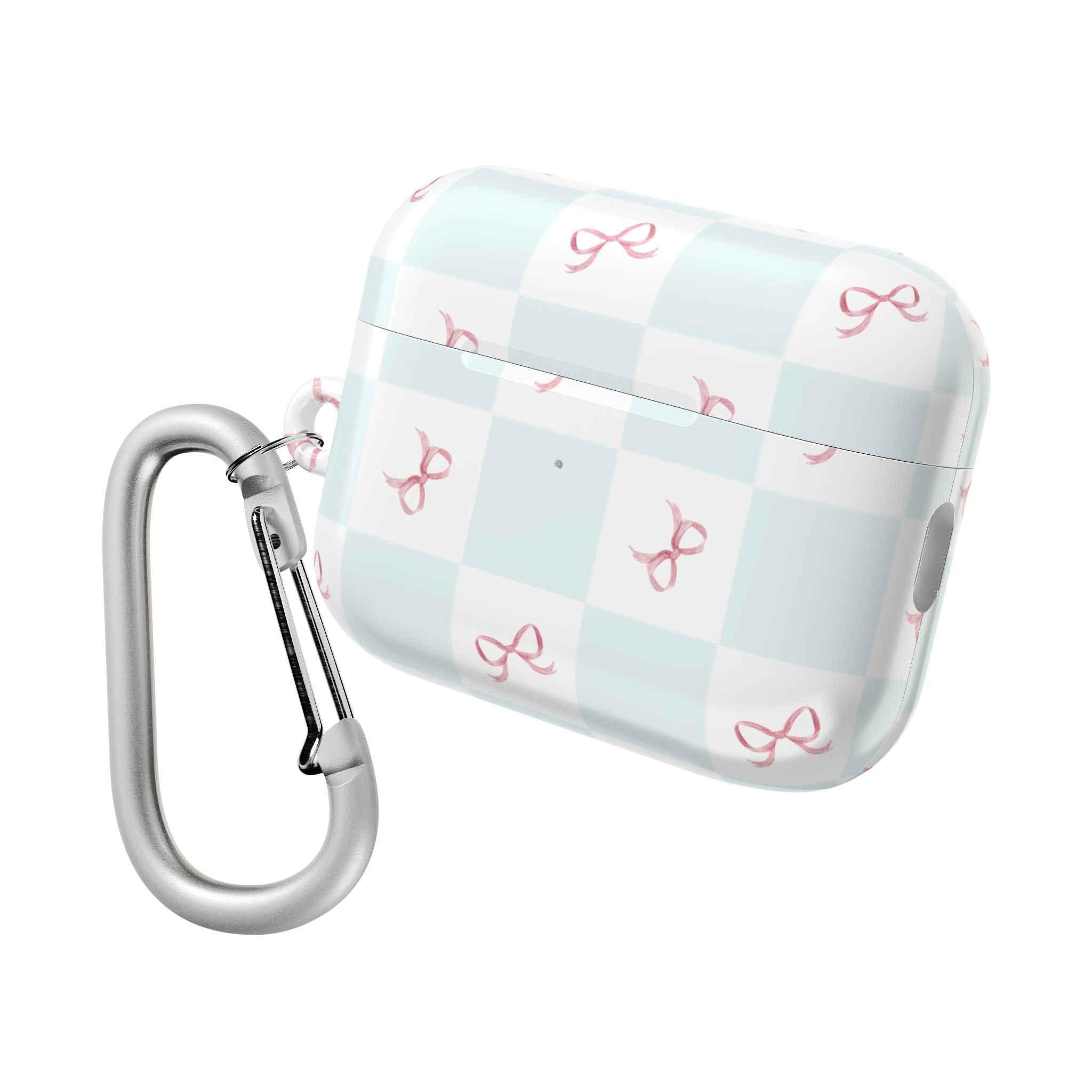 Customizable: Chic AirPod Case with Pink Ribbon Design, Trendy AirPod Case