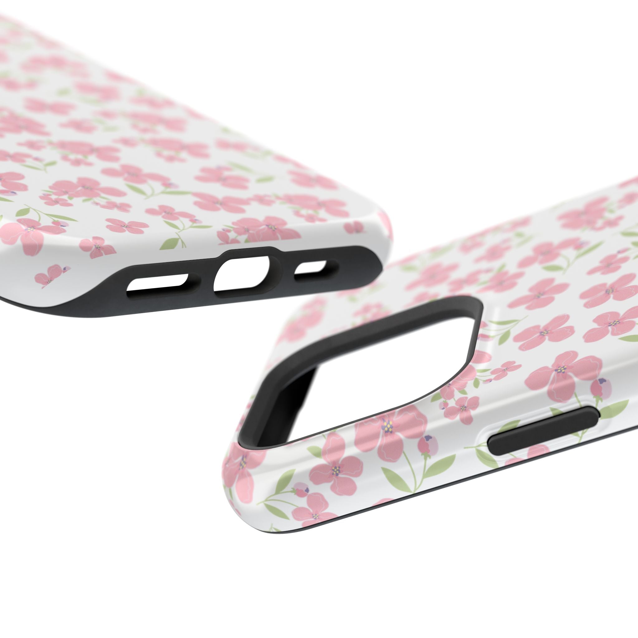 Customizable: Floral Impact-Resistant Phone Case