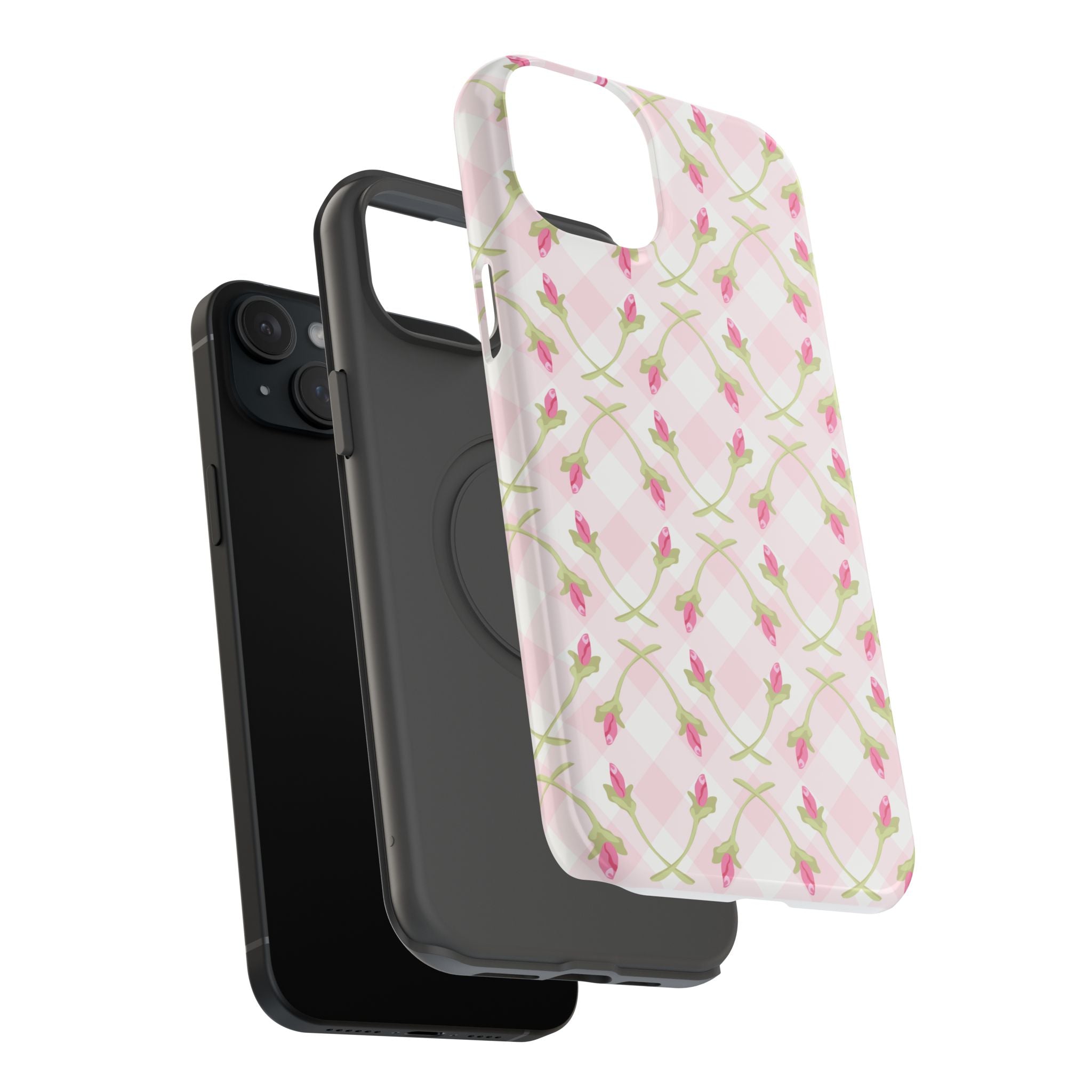 Customizable: Floral Impact-Resistant Phone Case